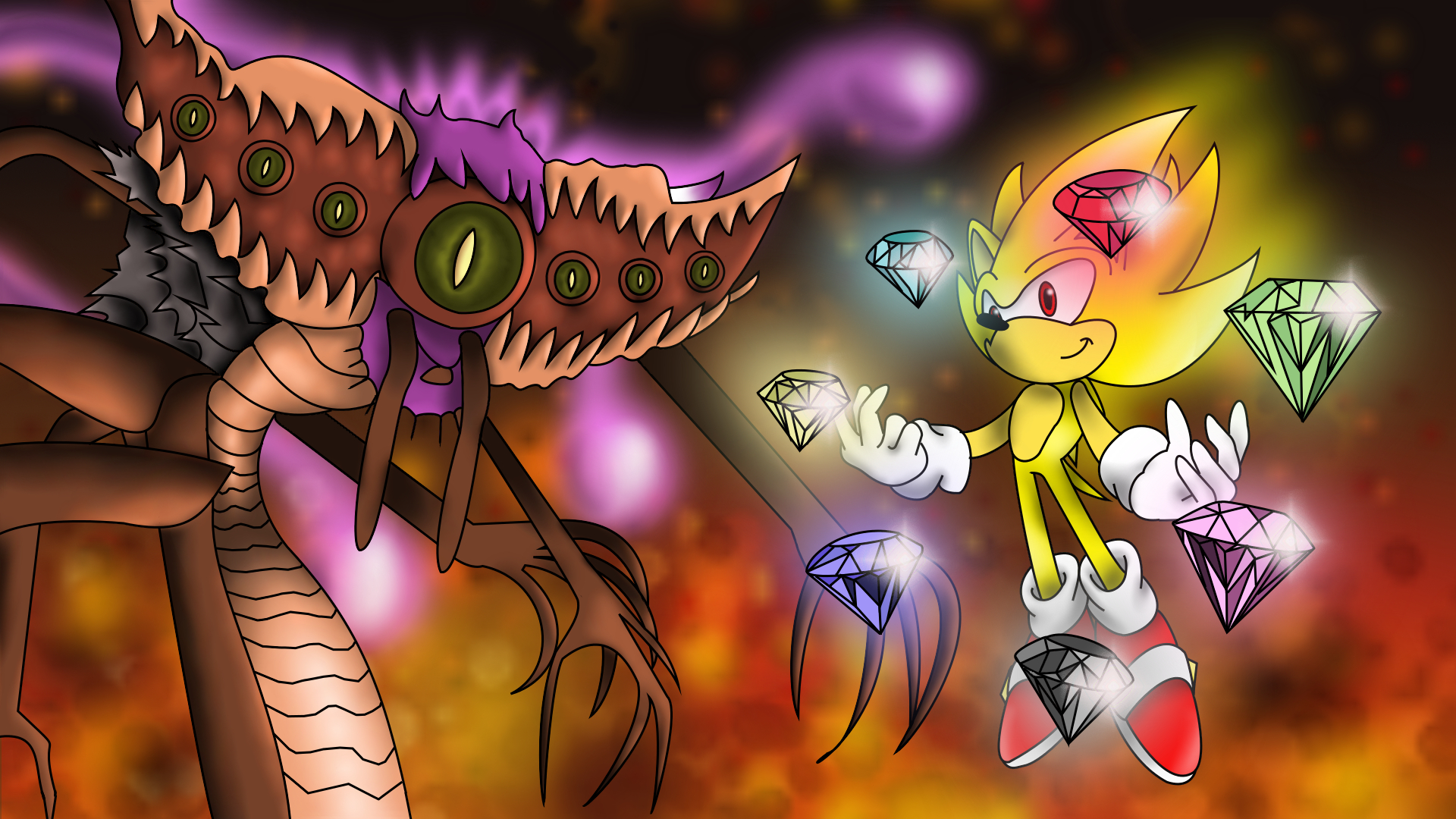 1920x1080 Super Sonic Wallpaper, Desktop