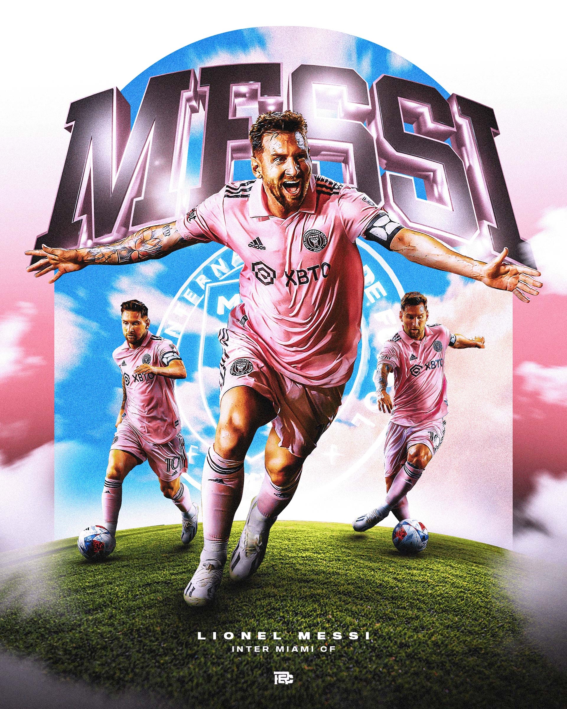 1920x2400 Messi Inter Miami Wallpaper, Phone