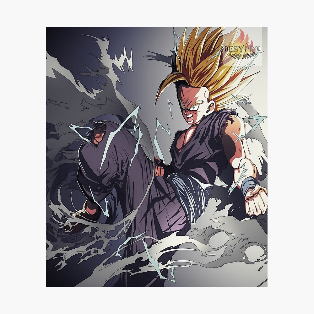 1000x1000 GOHAN ADO ssj2 Dragon Ball theme Poster, Phone