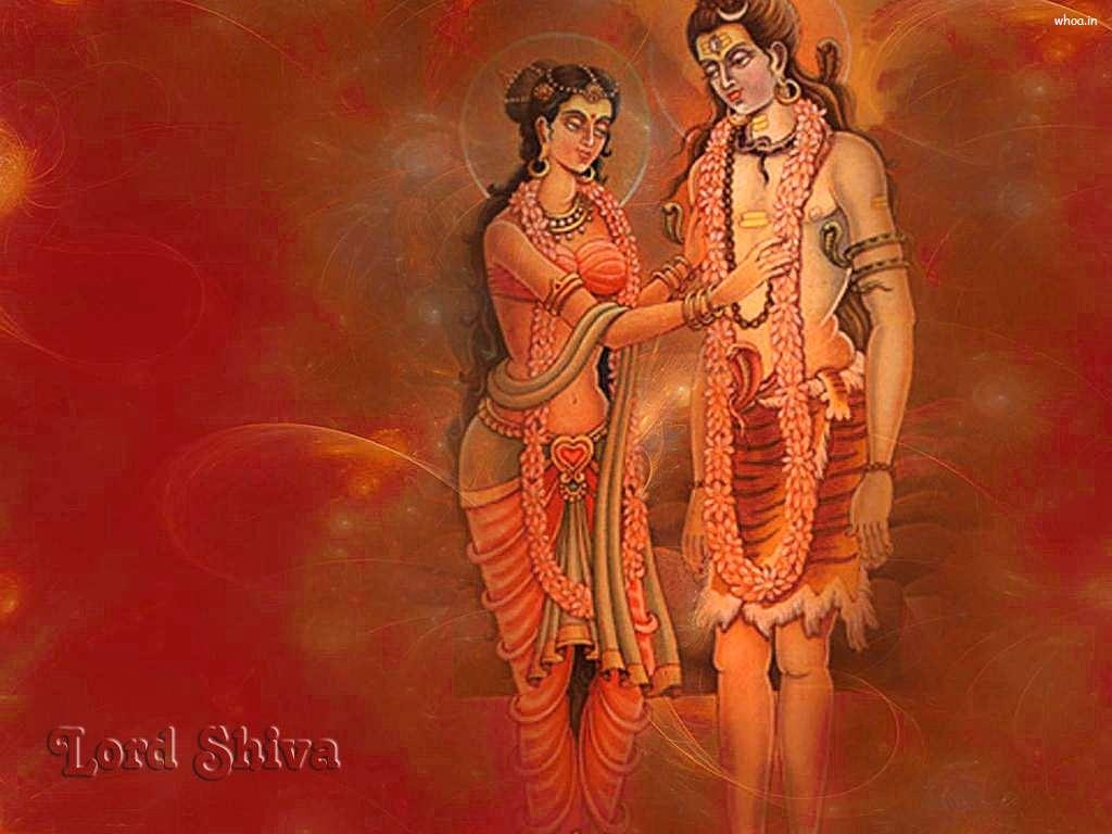 1030x770 Lord Shiva Parvati Painting Art HD Wallpaper, Desktop