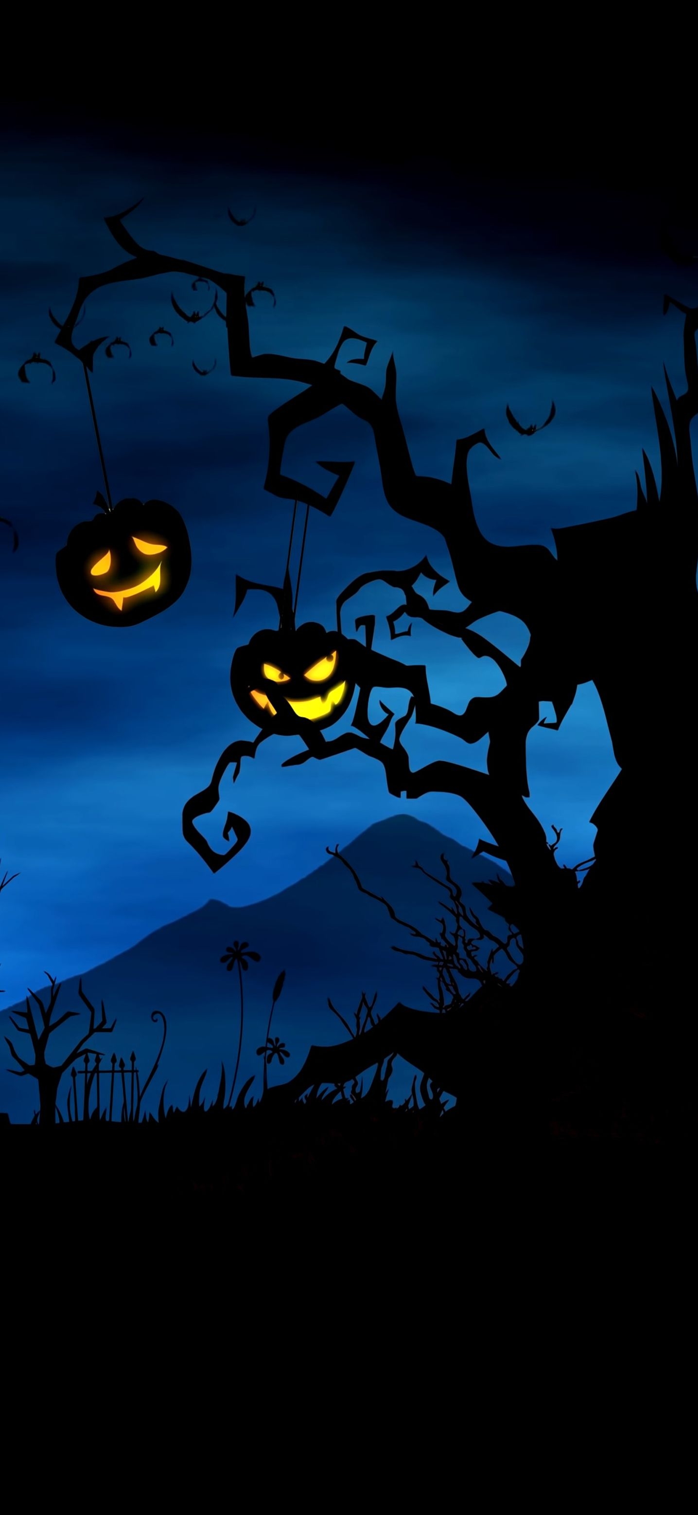 1440x3120 Halloween Wallpaper for iPhone. Halloween wallpaper, Cool wallpaper for phones, Phone wallpaper, Phone