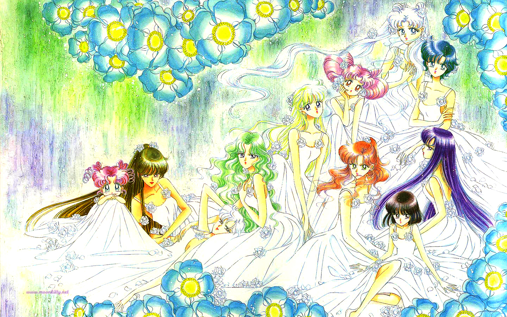 1680x1050 Pretty in White (Widescreen) Senshi Wallpaper, Desktop