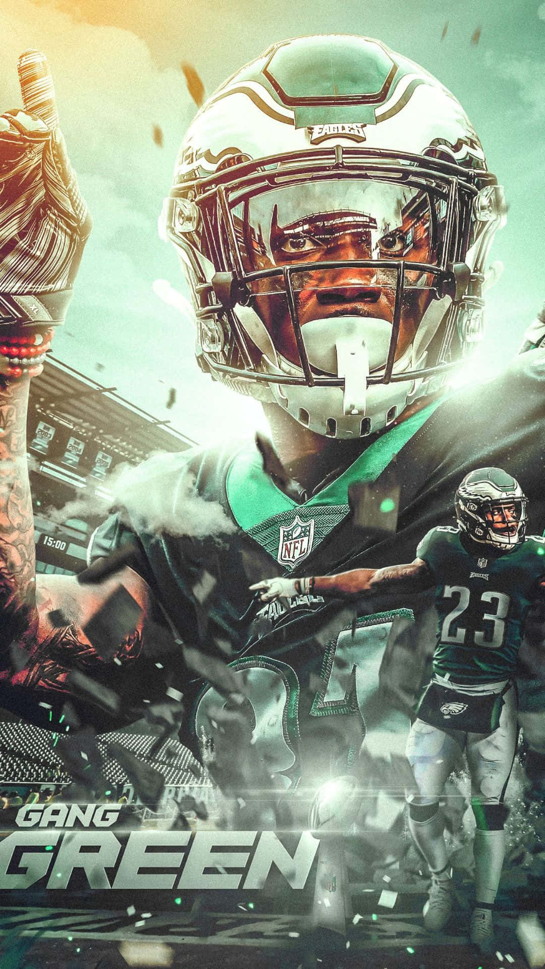 1080x1920 Eagles Football Wallpaper, Phone