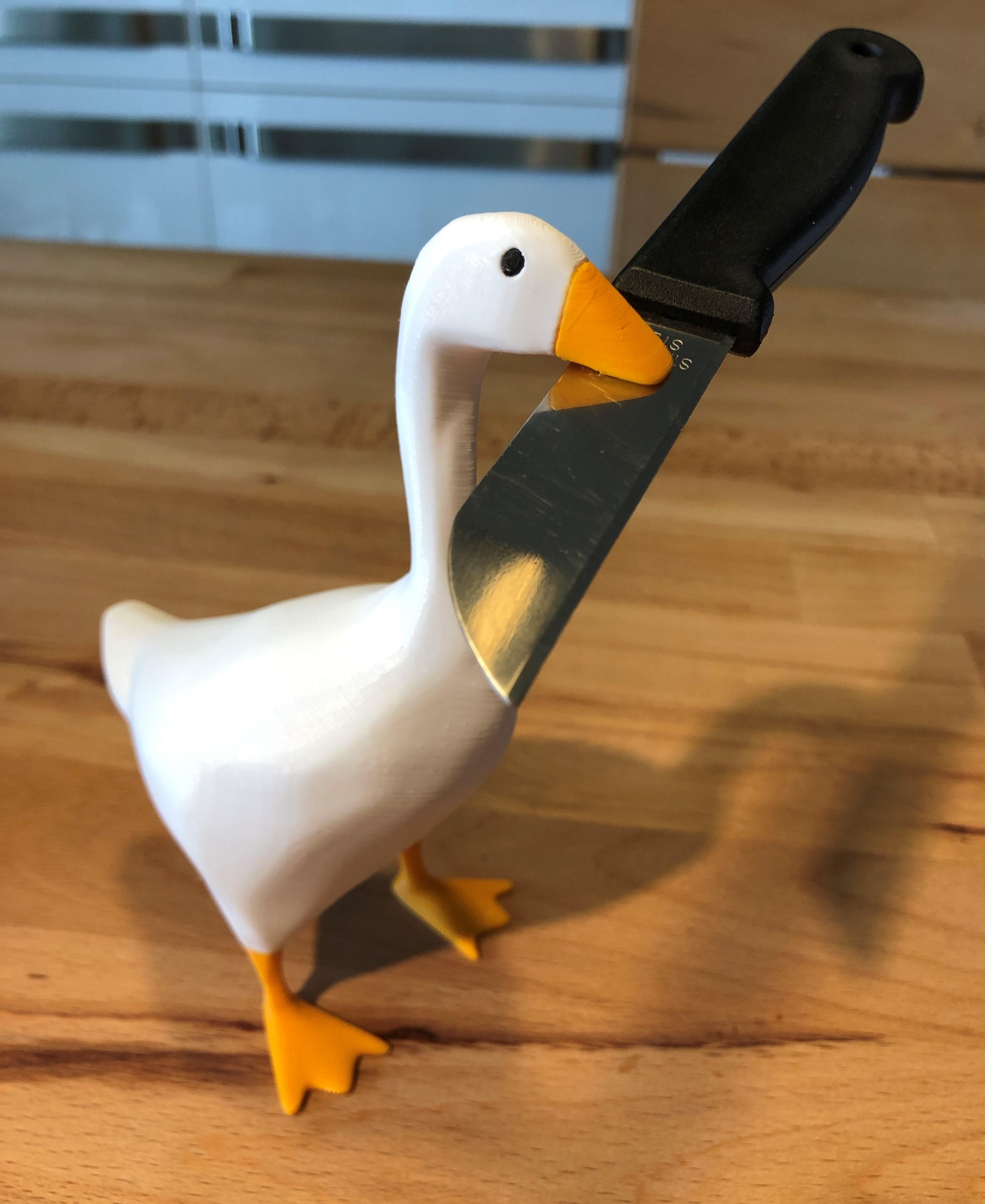 2950x3610 Untitled Goose Game 3D print with magnetic beak, Phone