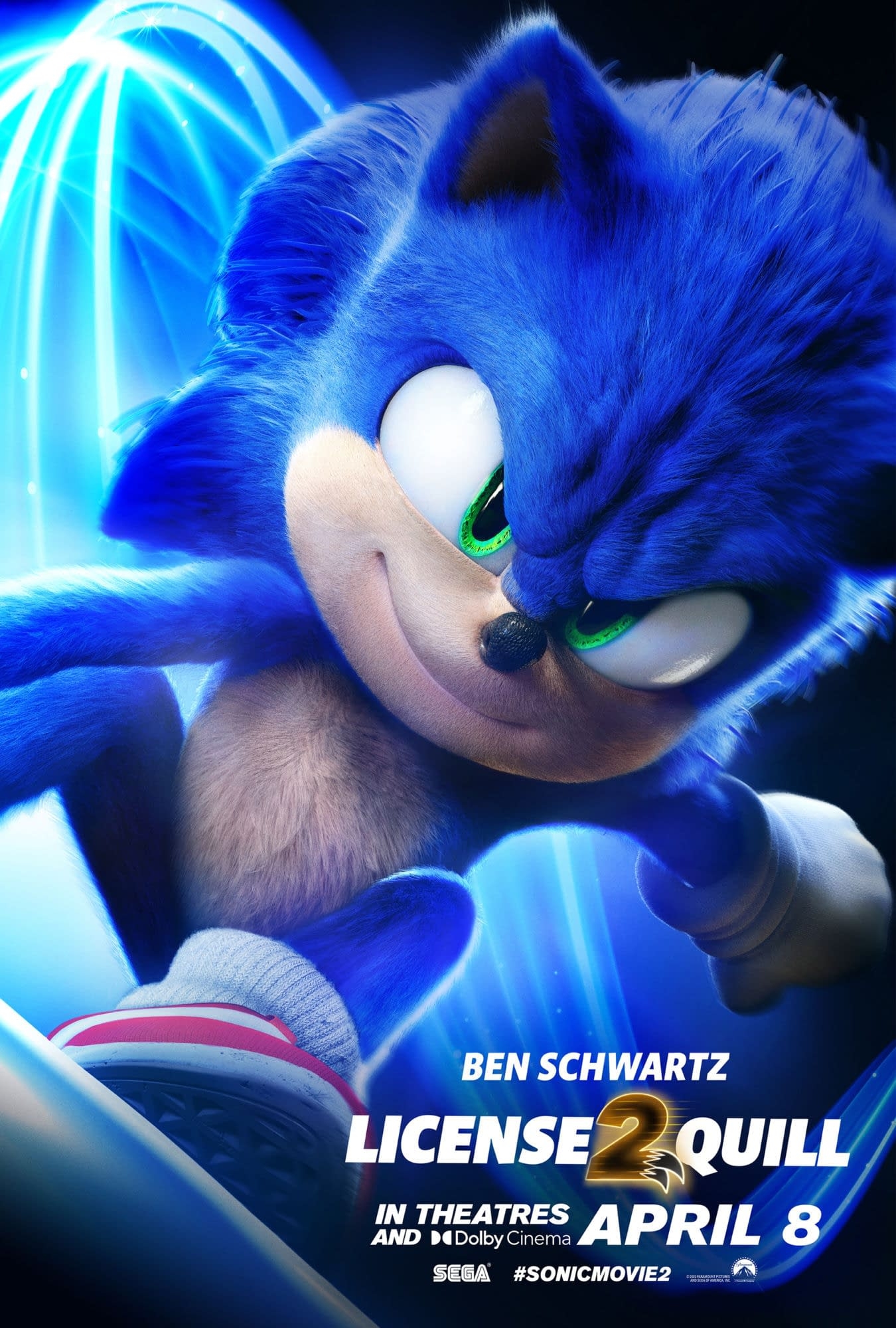 1350x2000 Character Posters Released for Sonic the Hedgehog 2, Phone