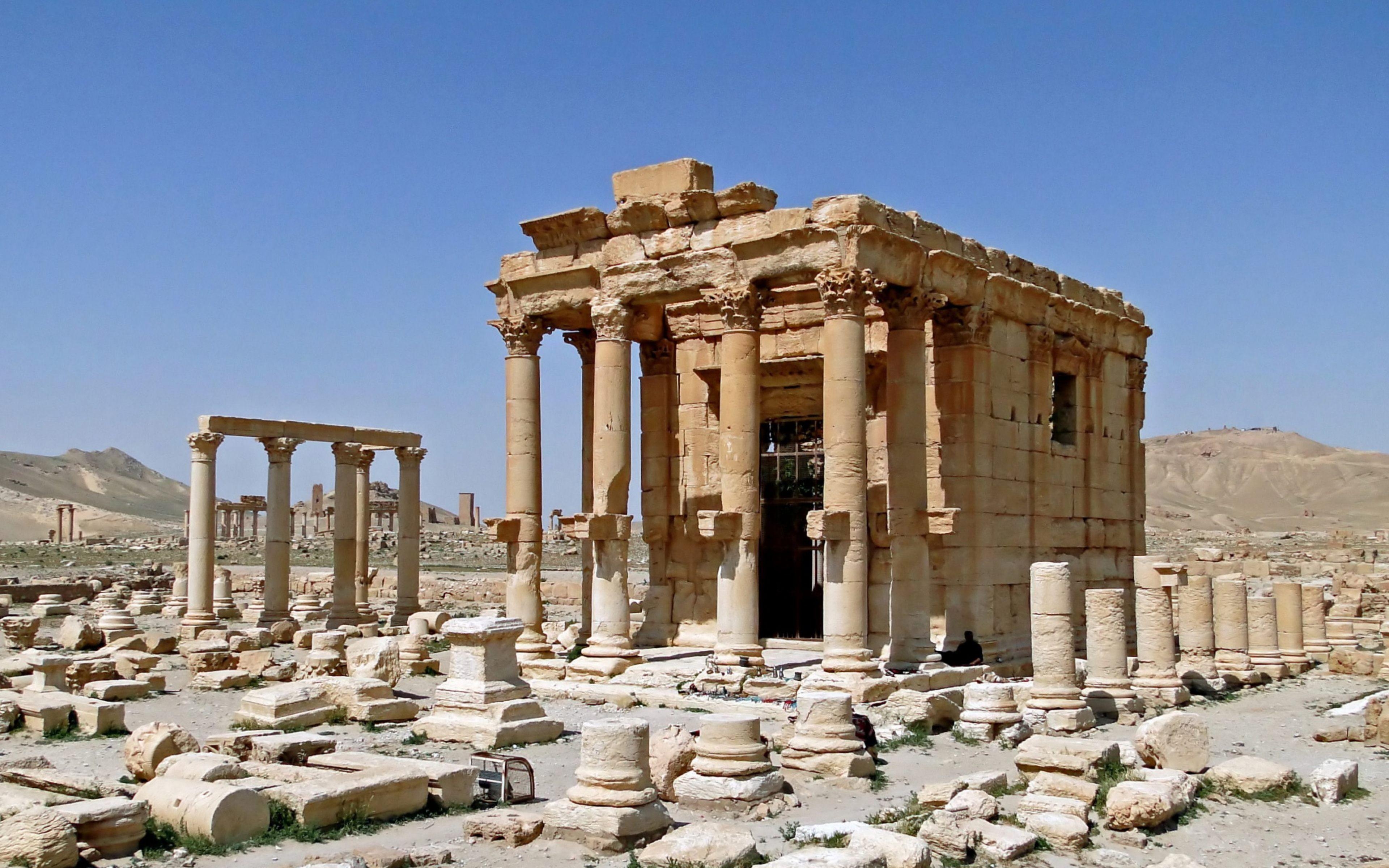 3840x2400 Palmyra Temple Syria Wallpaper Download Of Historical Places, Desktop