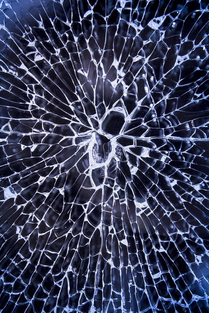 730x1100 HD wallpaper: broken glass wallpaper, cracked, shards, background, glass, Phone