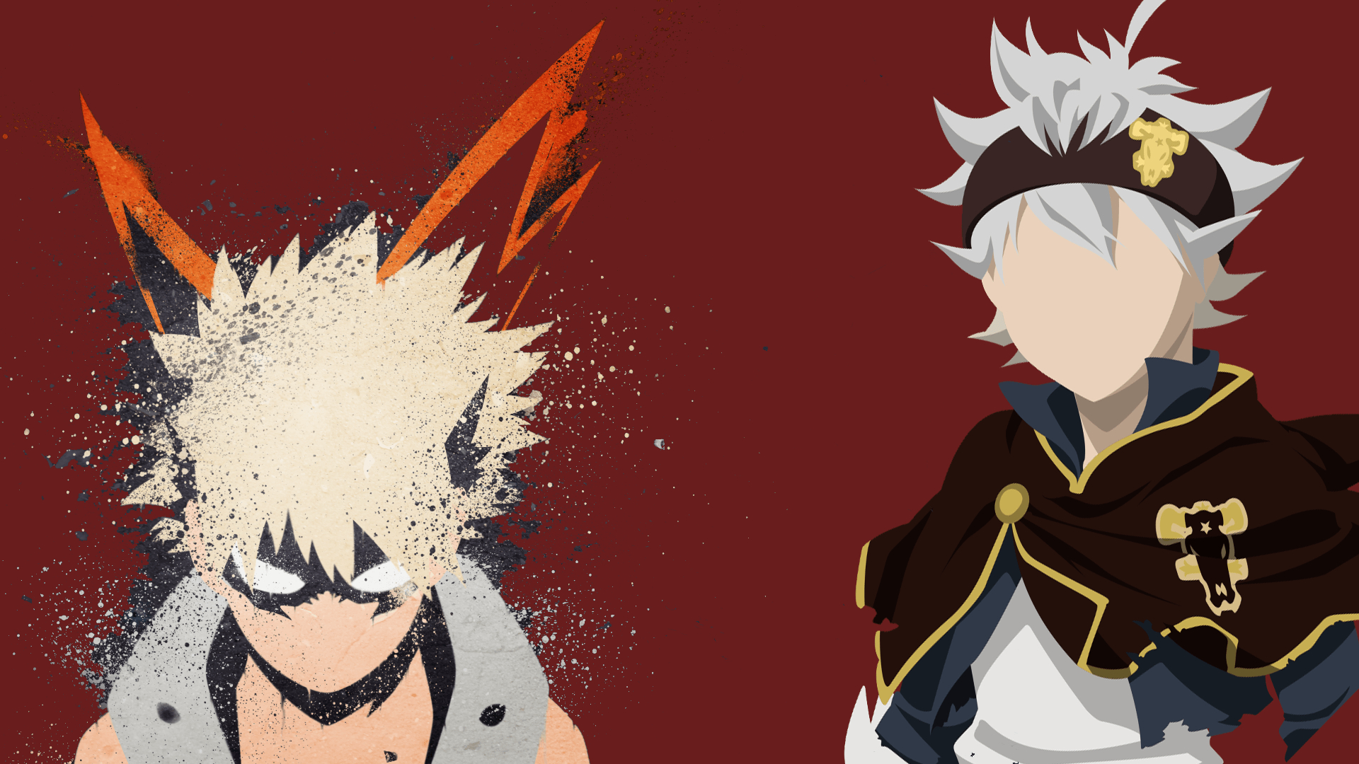 1920x1080 Katsuki Bakugou, My Hero Academia, Asta, Black Clover Hero, Desktop