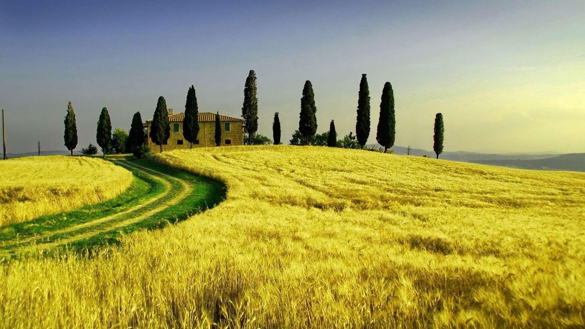 1920x1080 House in Tuscany Wallpaper #, Desktop