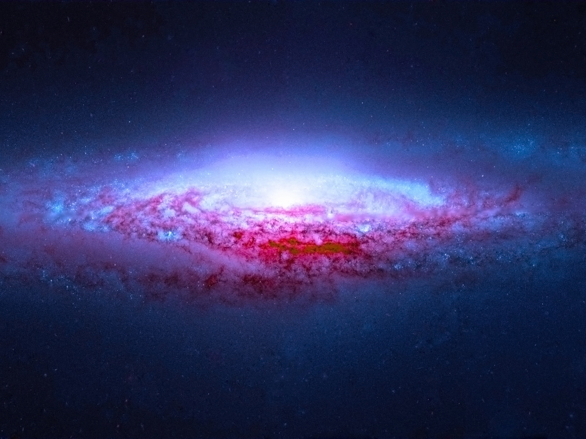 2050x1540 Spiral galaxy Wallpaper 4K, Astronomy, Universe, Colorful, Desktop