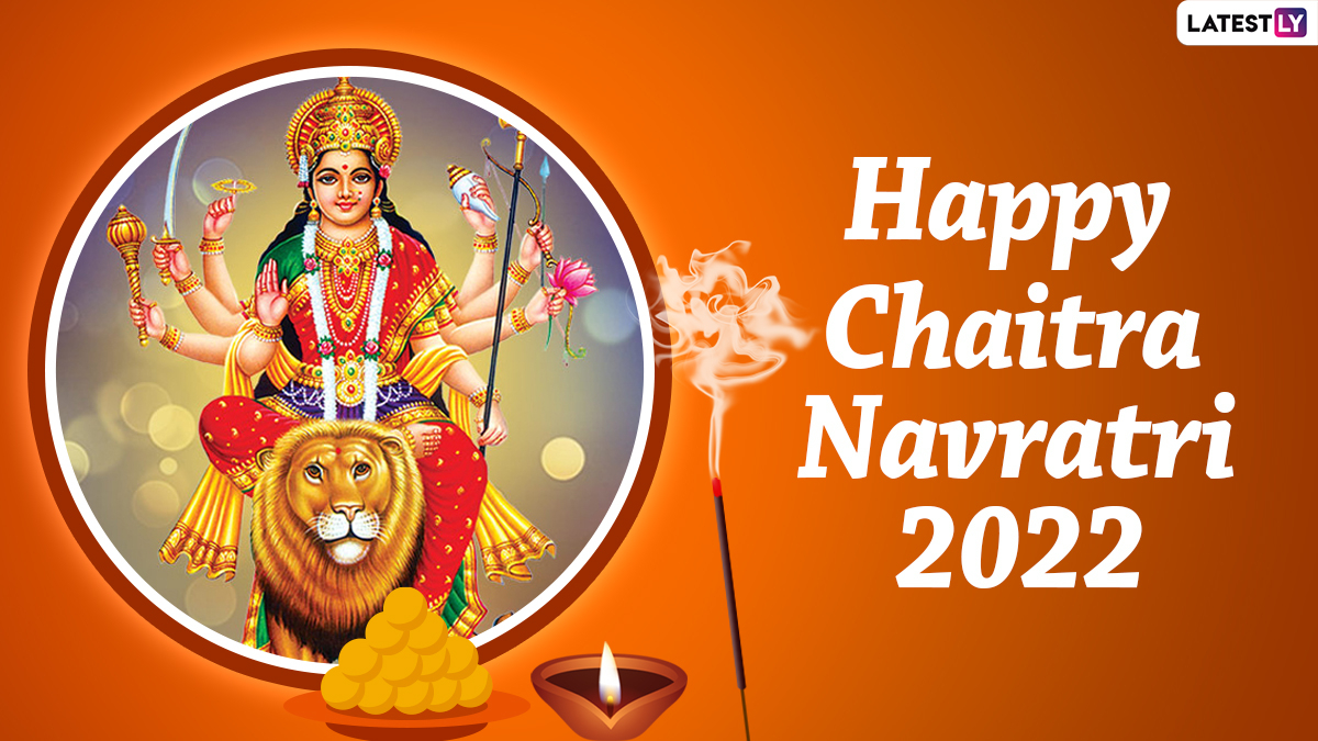 1200x680 Chaitra Navratri 2022 Wishes & HD Image: Vasant Navratri Greetings, Maa Durga Wallpaper, Quotes, WhatsApp Stickers, Messages and SMS for Family and Friends, Desktop