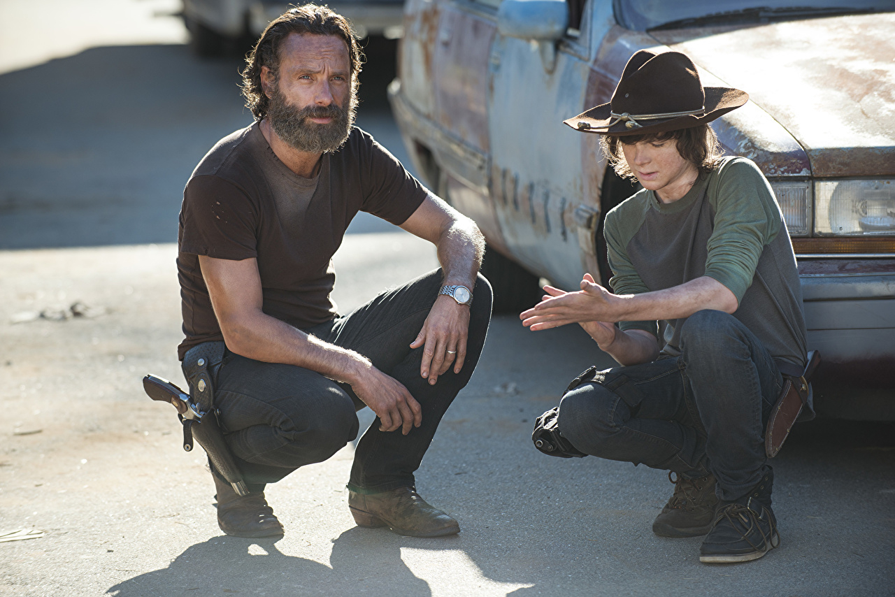 1280x860 Desktop Wallpaper The Walking Dead TV Andrew Lincoln Boys Men Carl, Desktop