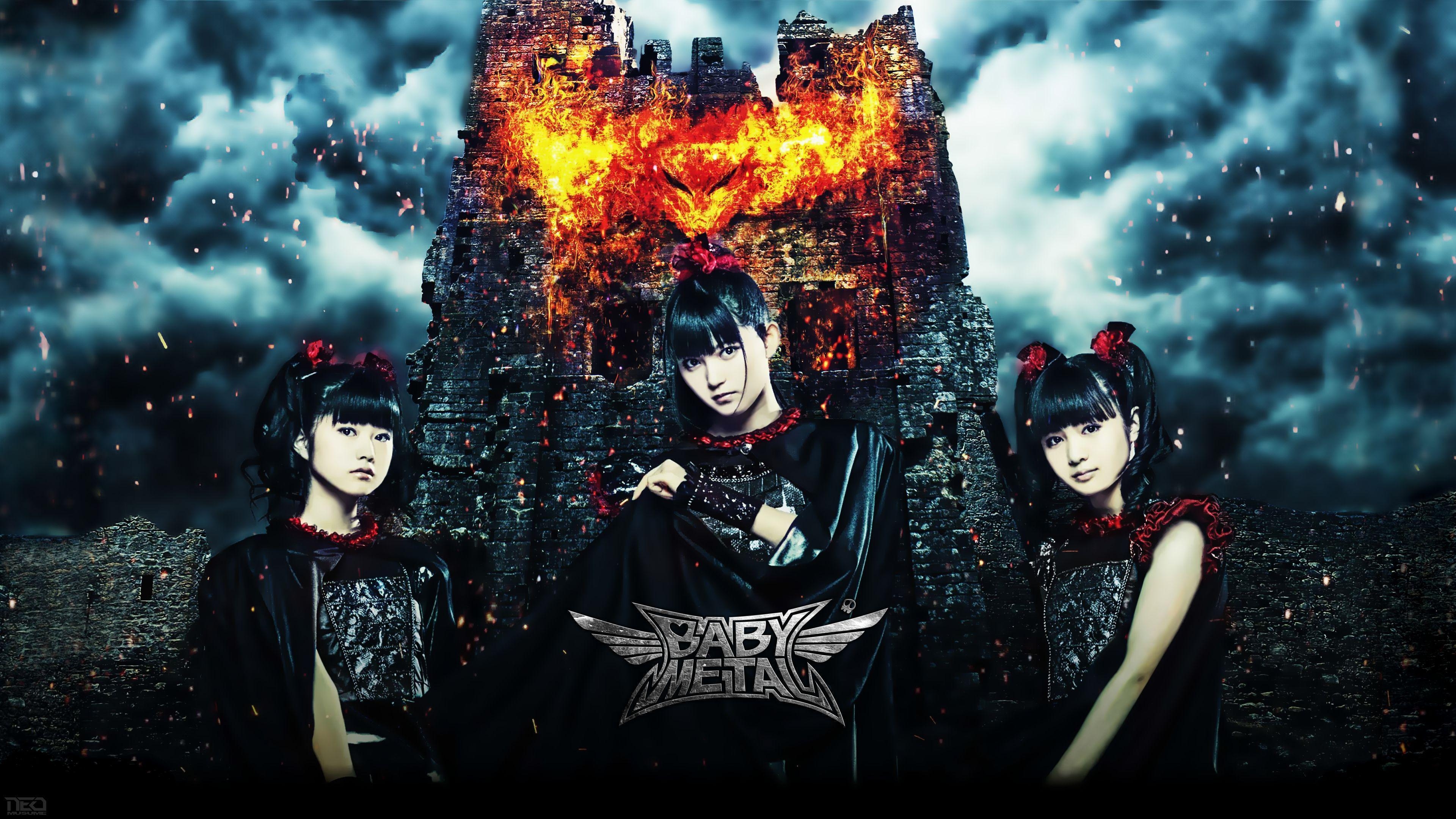 3840x2160 BABYMETAL Red Black White By NEO Musume, Desktop