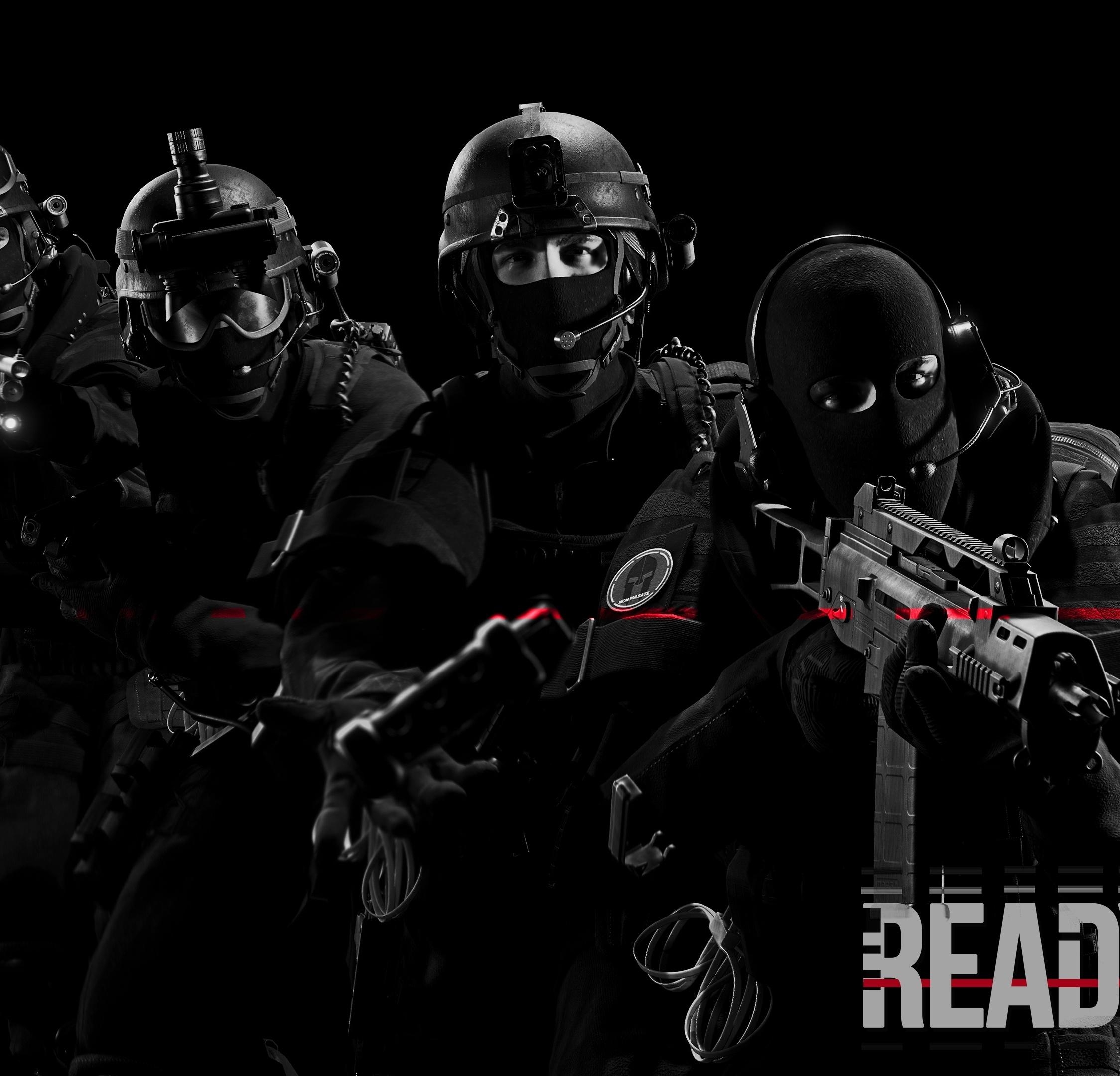 2250x2160 Download 2248x2248 wallpaper soldiers, ready or not, video game, Desktop