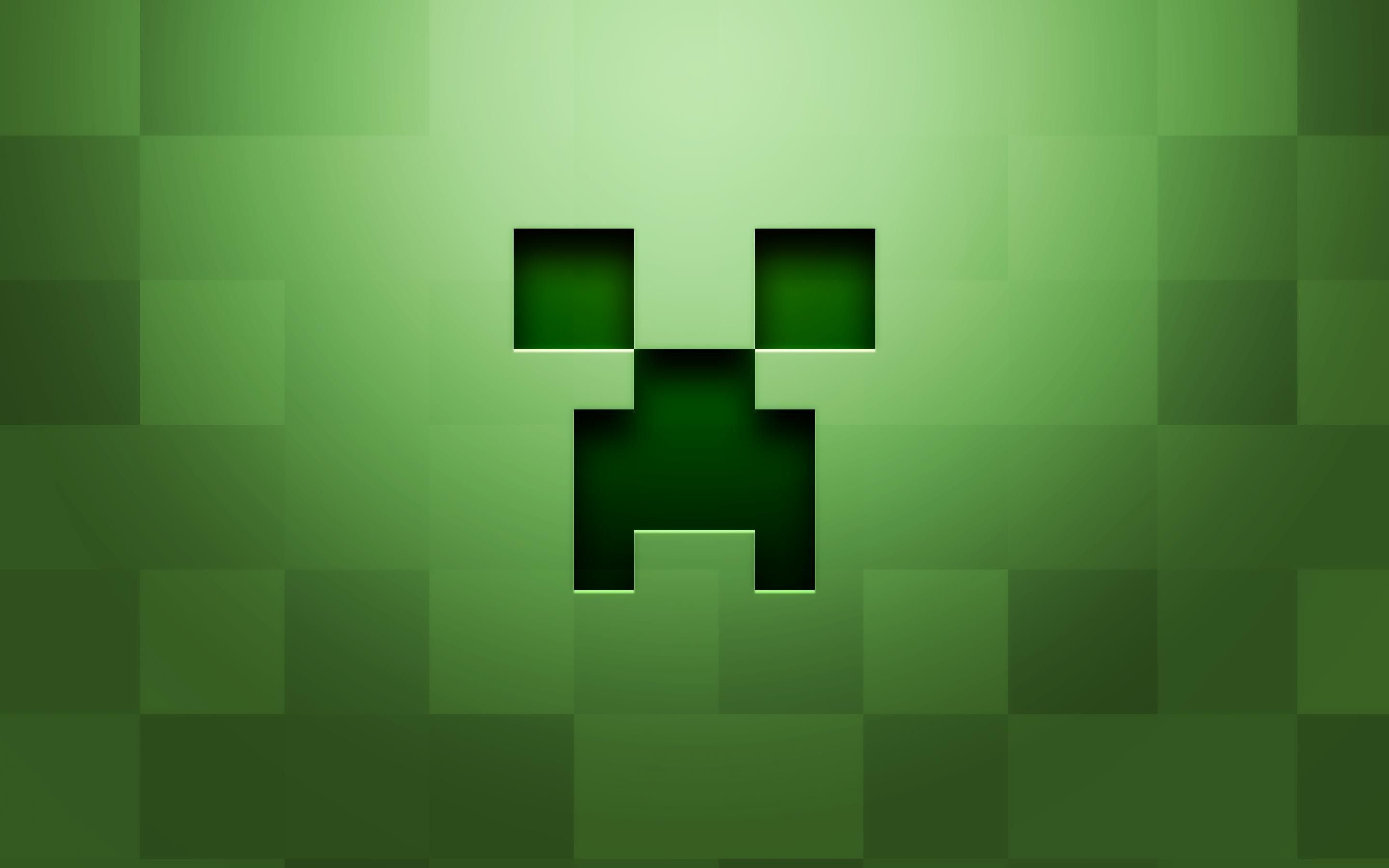 2880x1800 Minecraft Creeper Background, Desktop