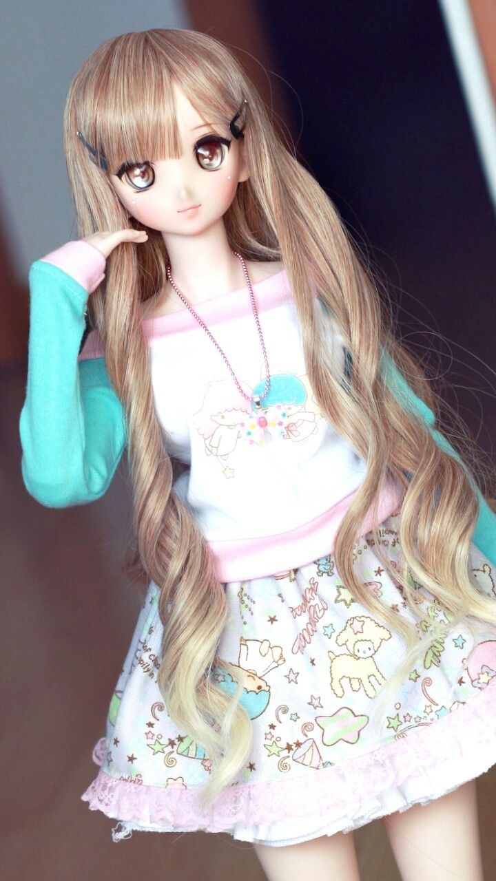 720x1280 anime, art, baby, baby doll, background, beautiful, beauty, bjd, Phone