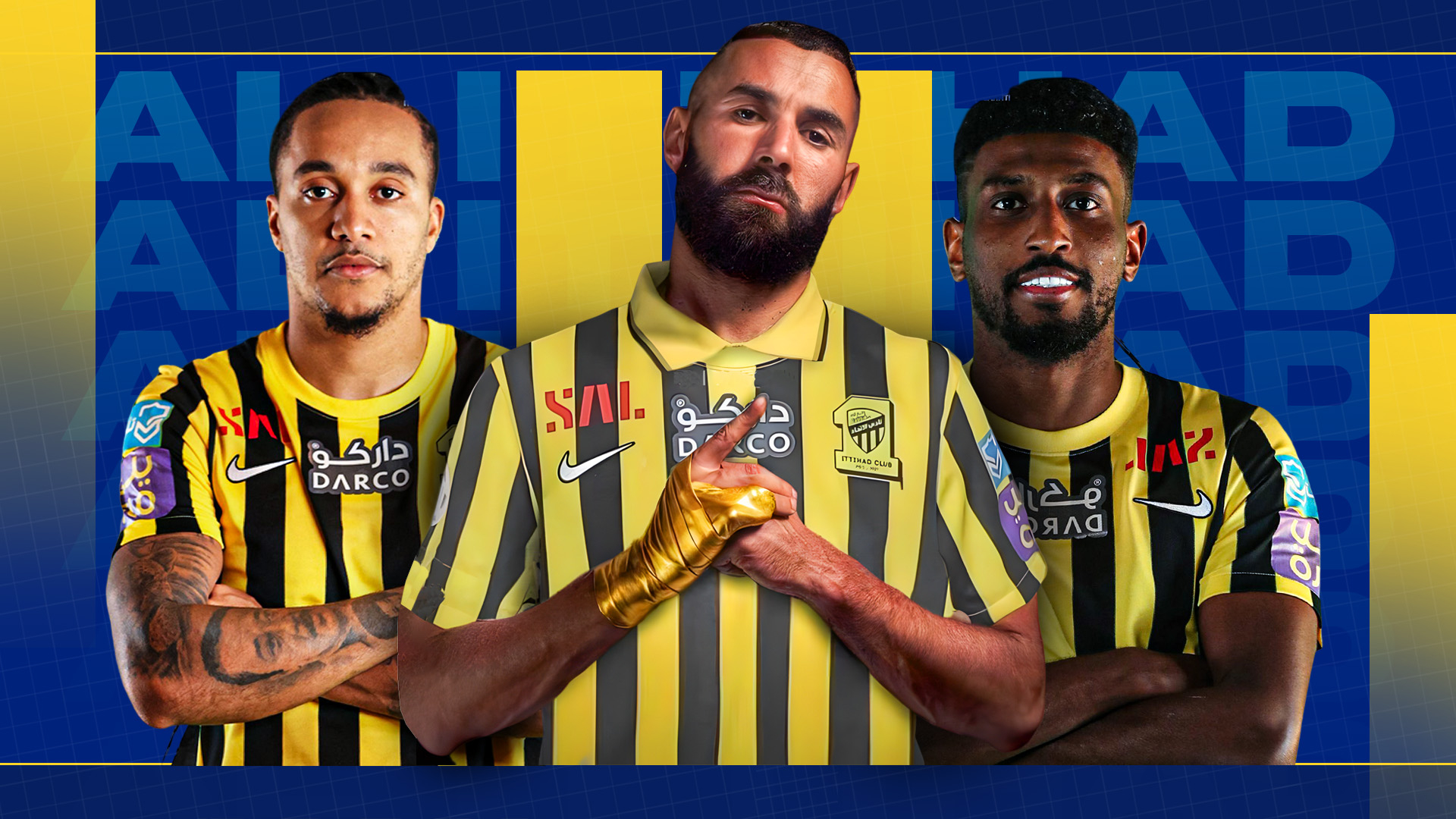 1920x1080 Saudi Pro League: Al Ittihad Sponsors, Desktop