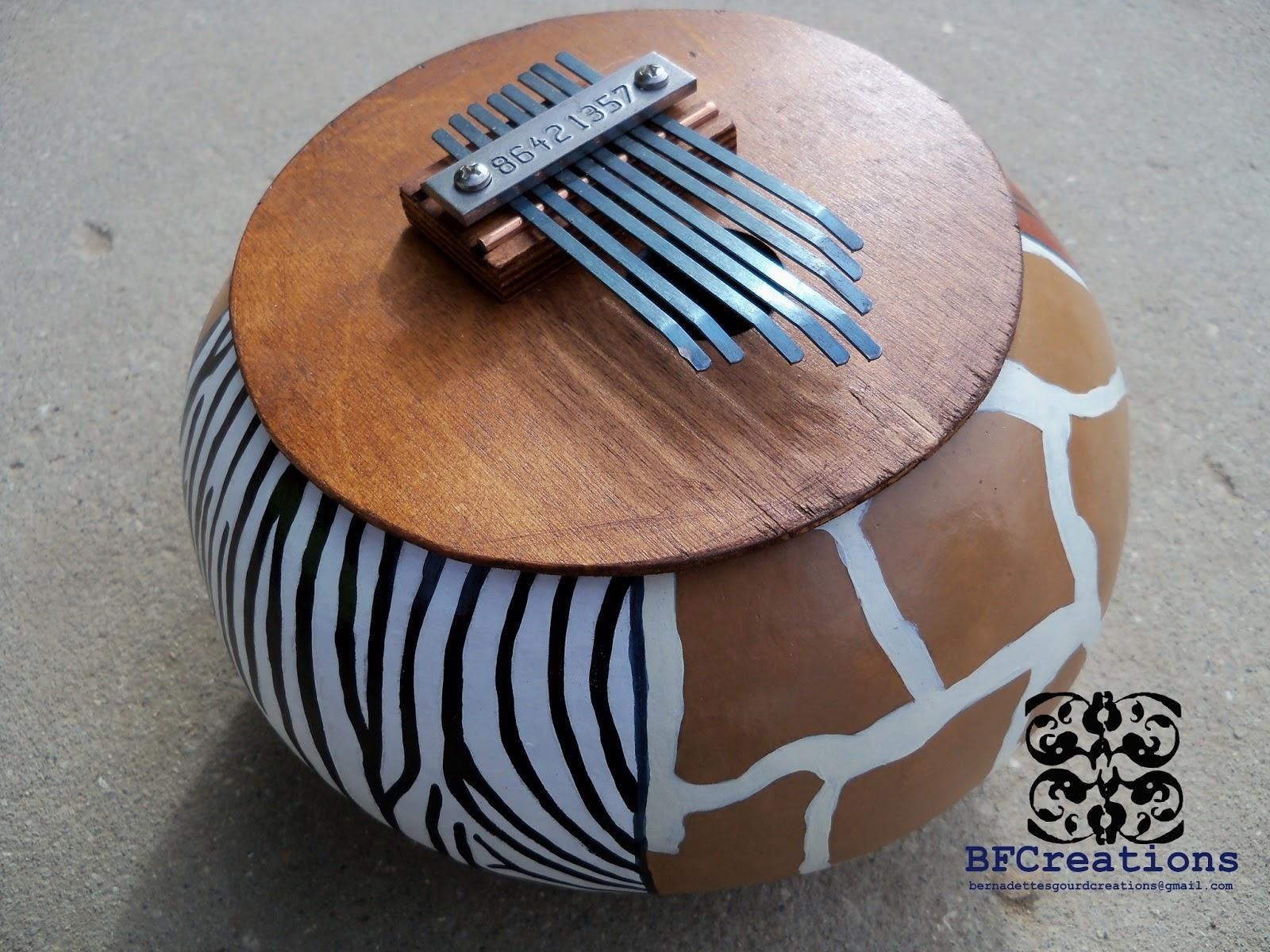 1600x1200 Bernadette's Gourd Creations: Animal Skin Kalimba Instrument, Desktop