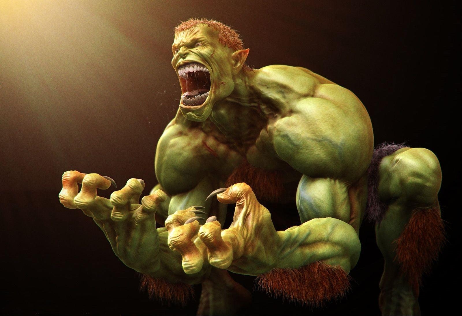 1600x1100 Street fighter cgi realistic blanka 3D Wallpaper free desktop, Desktop