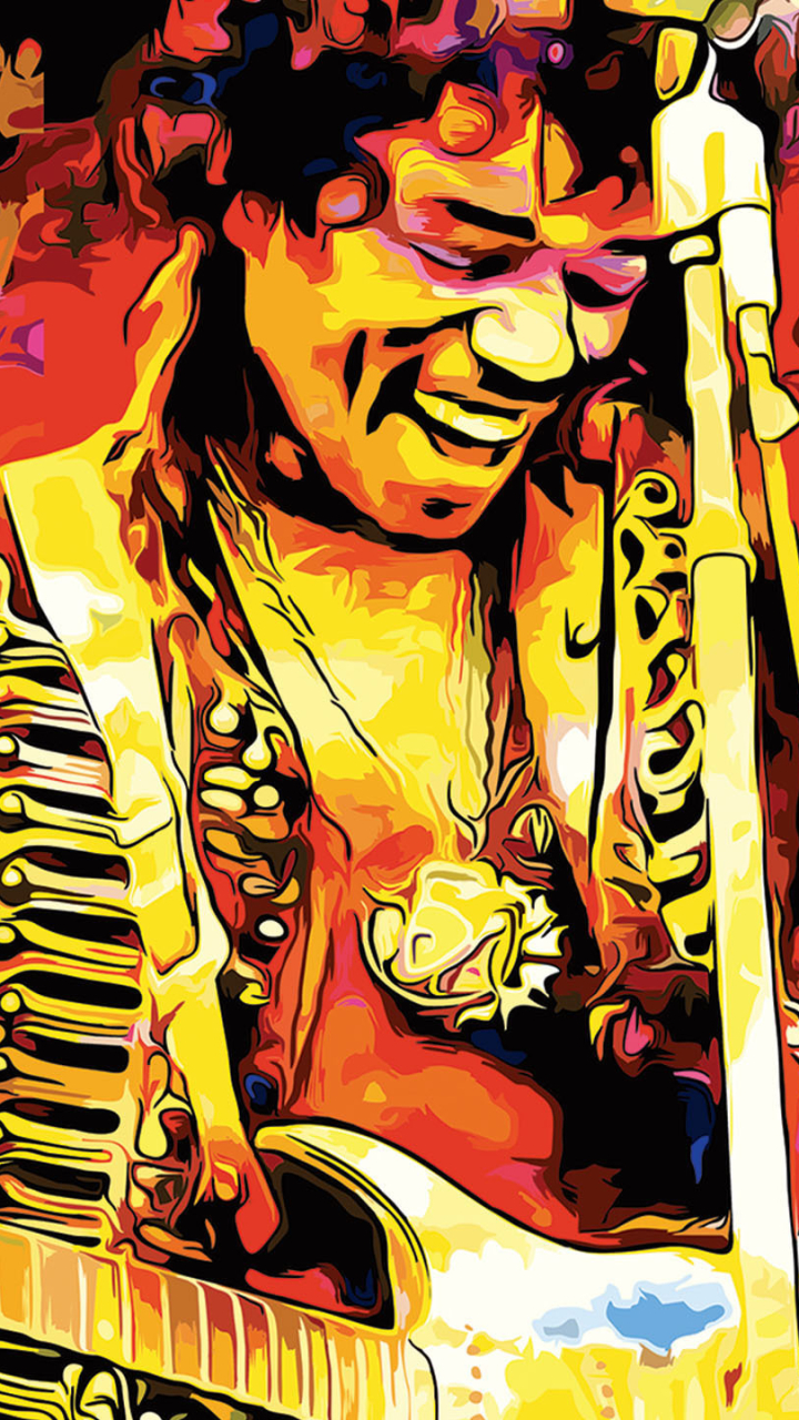 720x1280 Jimi Hendrix iPhone Wallpaper, Phone