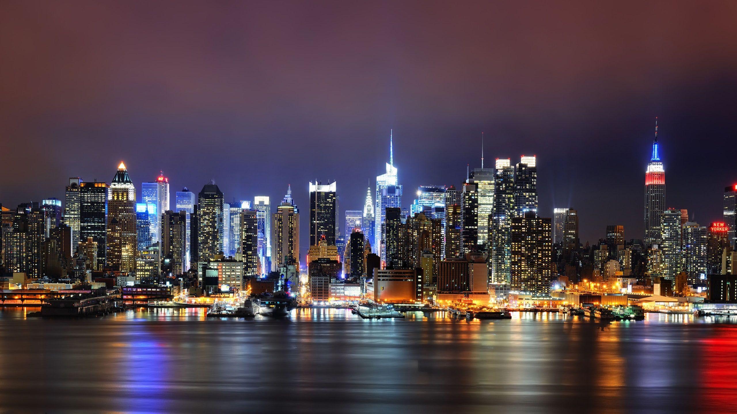 2560x1440 Wallpaper New York City Skyline, Desktop