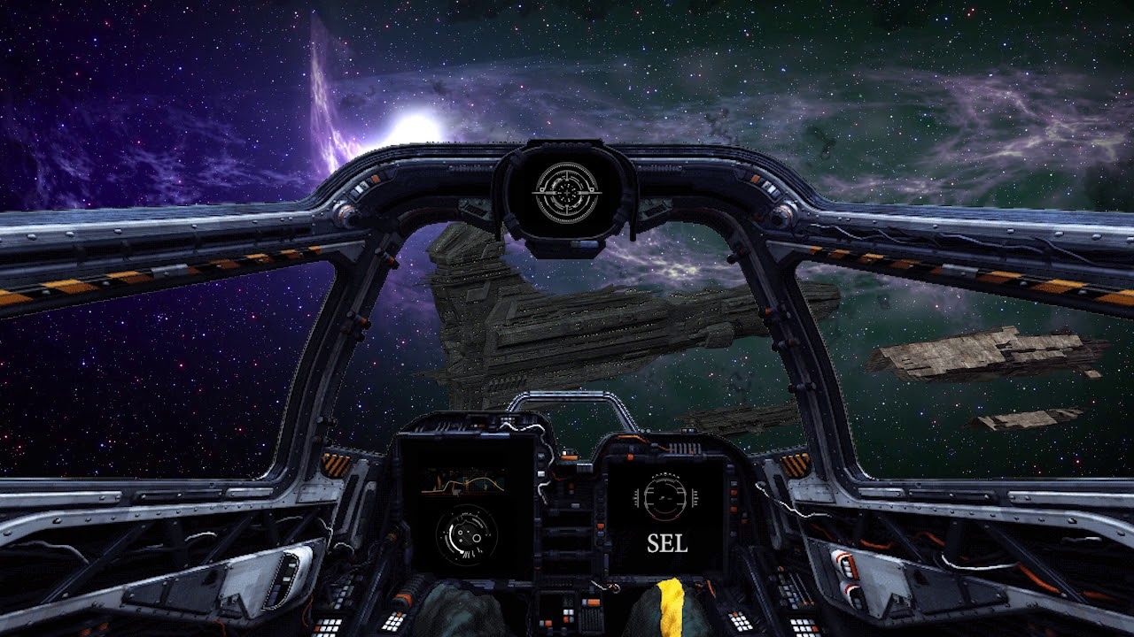 1280x720 ASMR Ambience. Spaceship Cockpit Ambience in Deep Space Jump Mission, Desktop