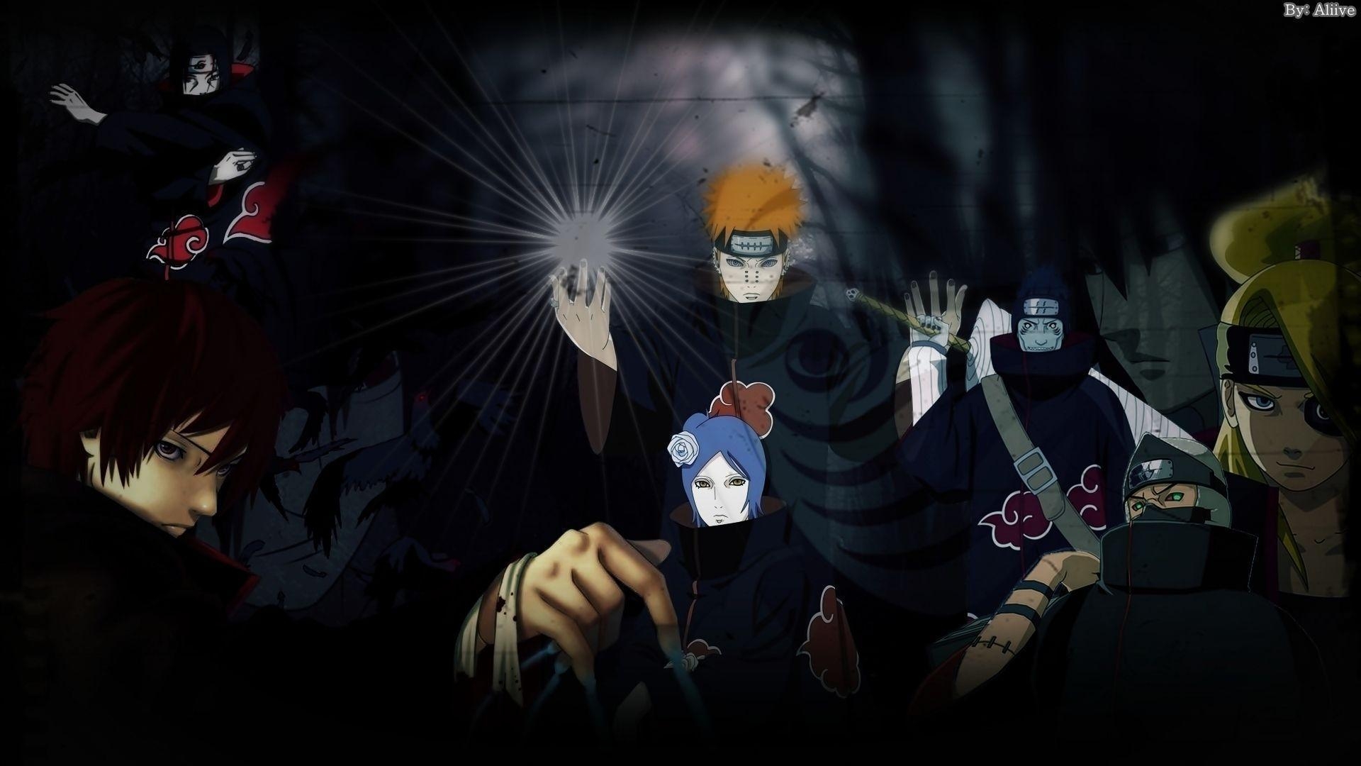 1920x1080 Naruto Shippuden Akatsuki HD Desktop Wallpaper Powericare, Desktop