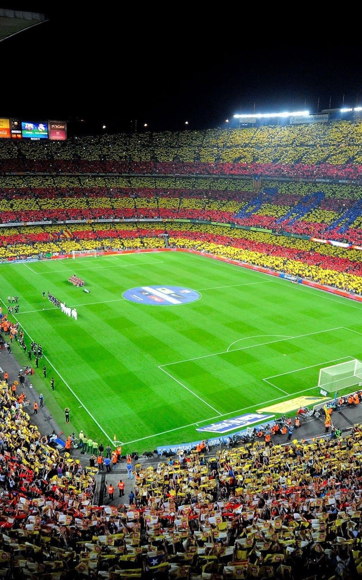 1200x1920 Download  Stadium, Camp Nou, Barcelona, Spain Wallpaper, Phone