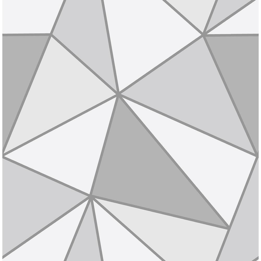 1000x1000 Grey And White Geometric Wallpaper, Phone