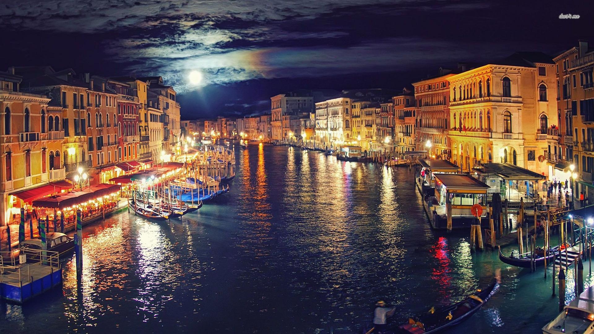 1920x1080 Venice at night wallpaper wallpaper, Desktop