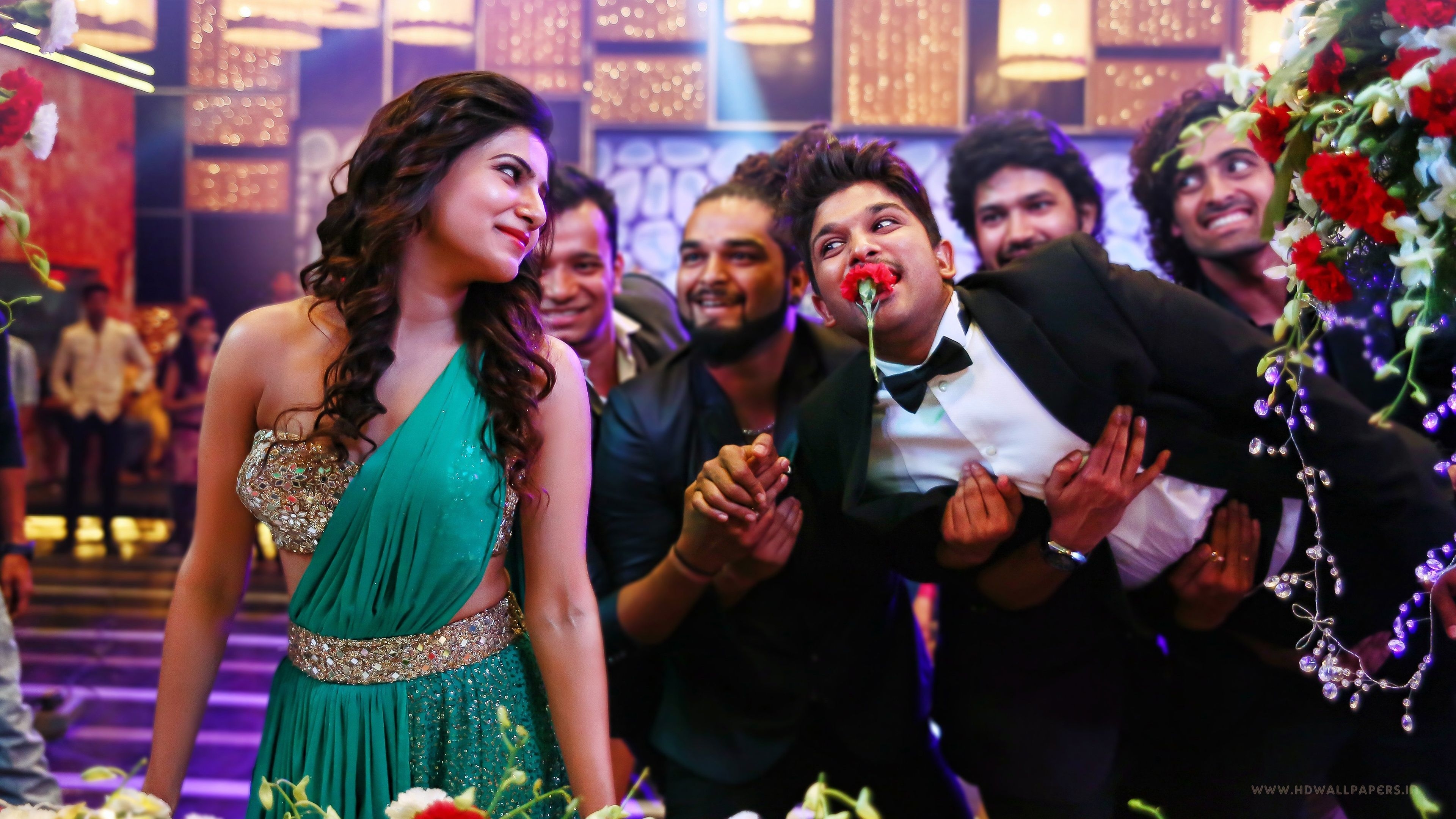 3840x2160 Samantha Allu Arjun SO Satyamurthy Wallpaper in jpg format for free download, Desktop