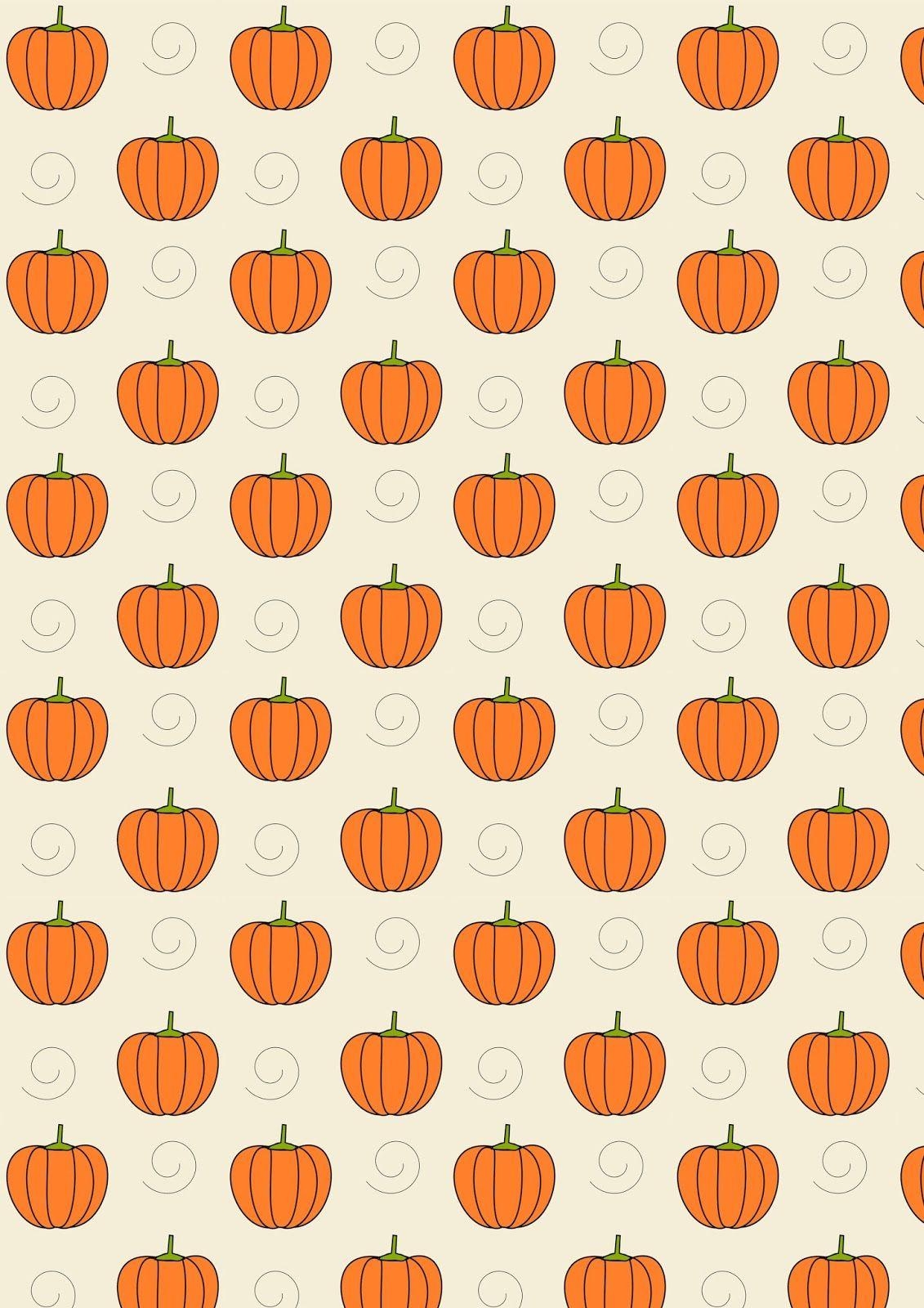 1140x1600 FREE printable pumpkin pattern paper - ^^. Just draw faces, Phone