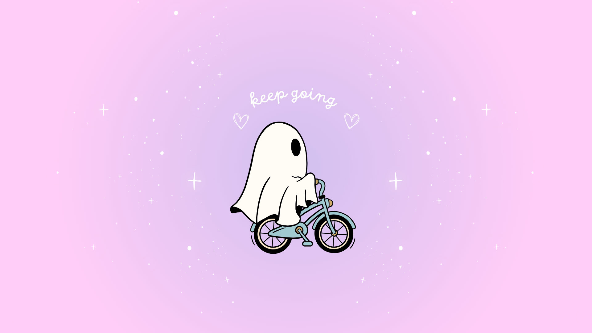 1920x1080 Cute Ghost Motivational Computer, Desktop