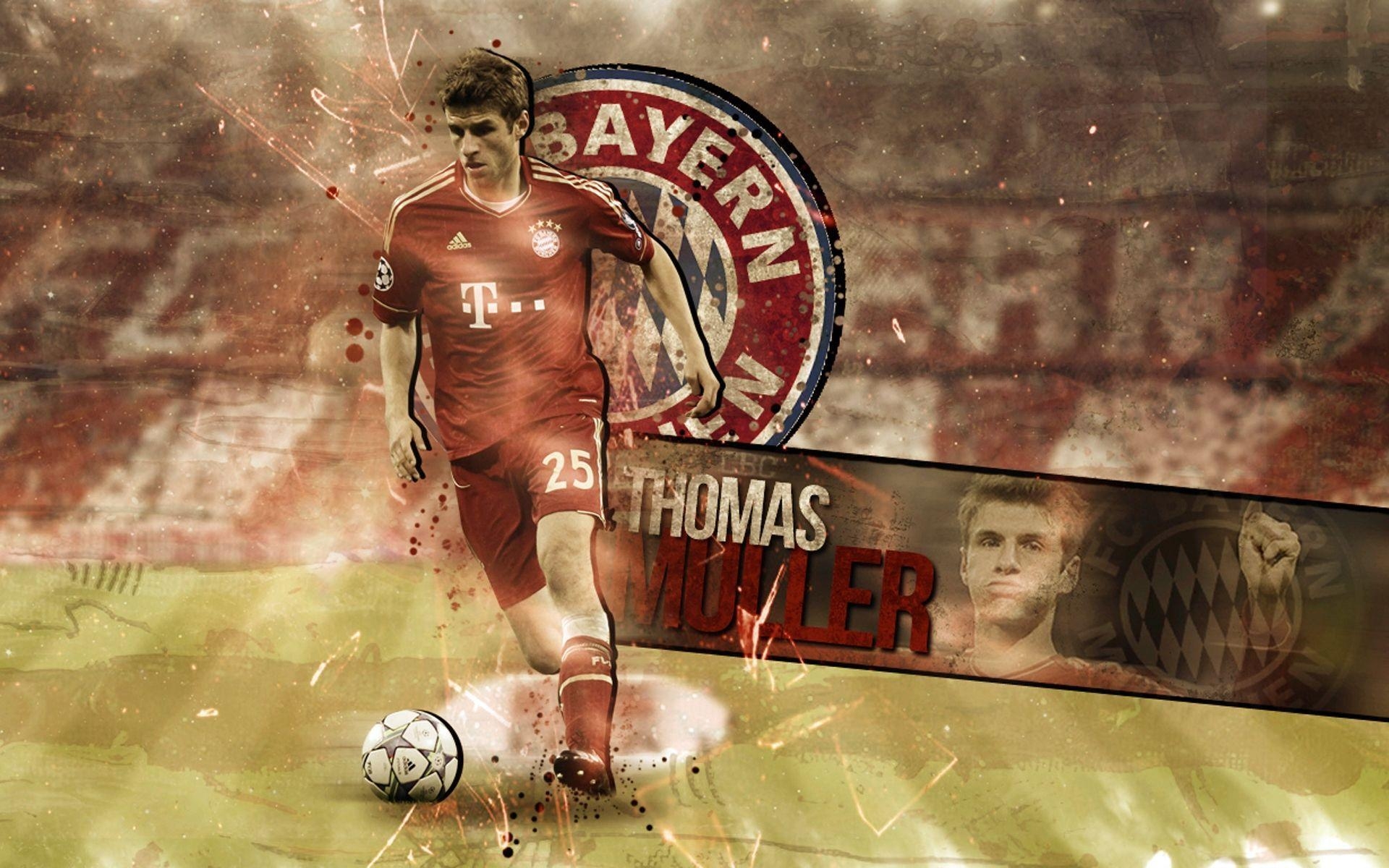 1920x1200 Thomas Muller Wallpaper 2015. Thomas Muller Bayern Muenchen, Desktop