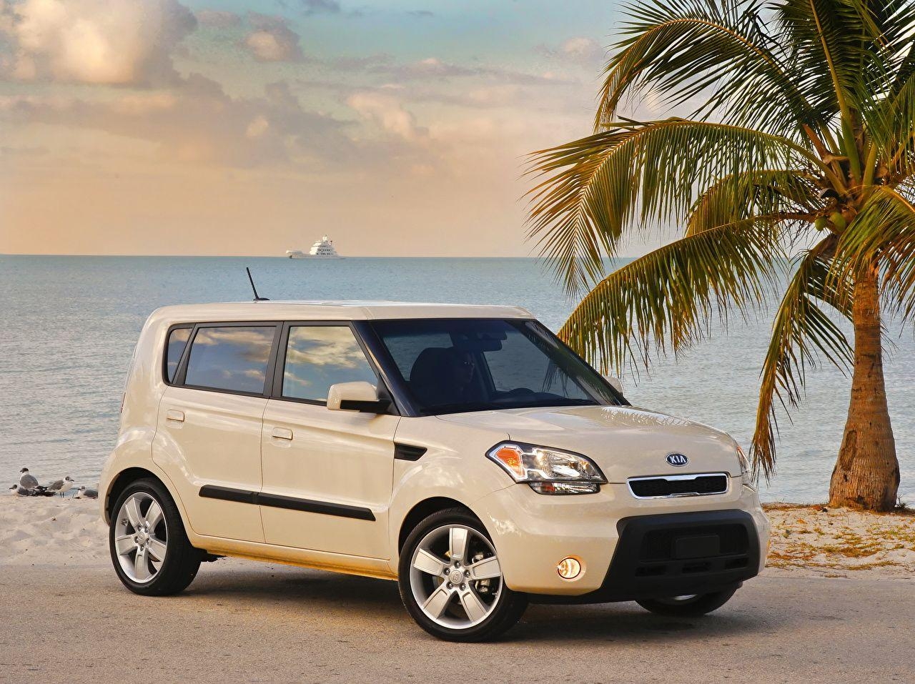 1280x960 Wallpaper KIA 2013 Kia Soul palm trees automobile, Desktop