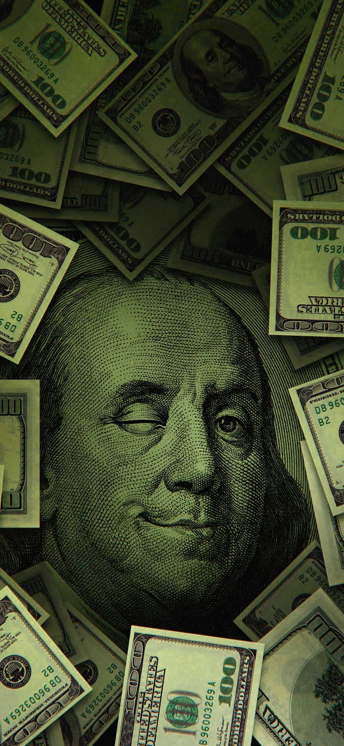 1410x3050 Money Wallpaper, Phone