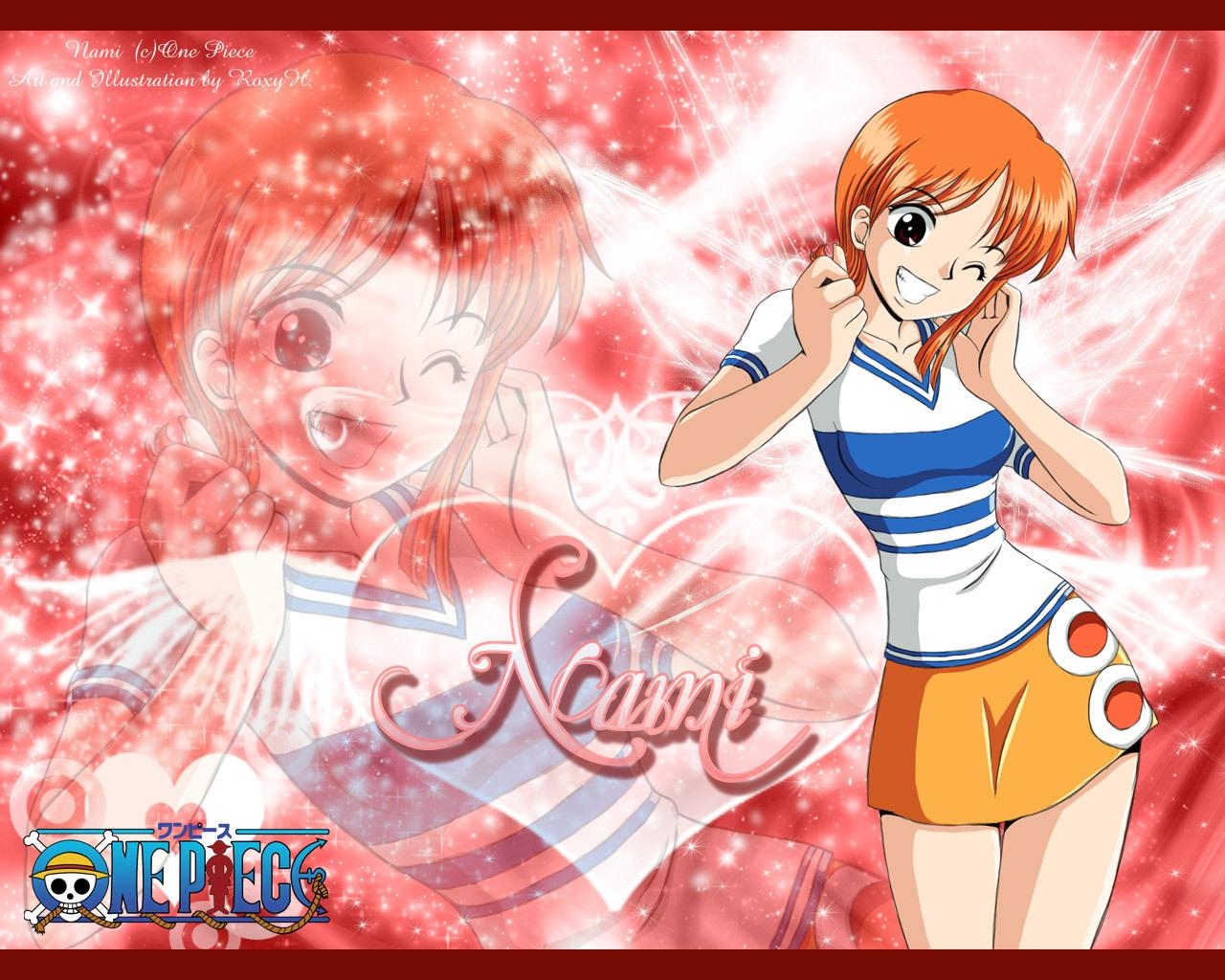 1280x1030 Happy Nami One Piece wallpaper, Desktop