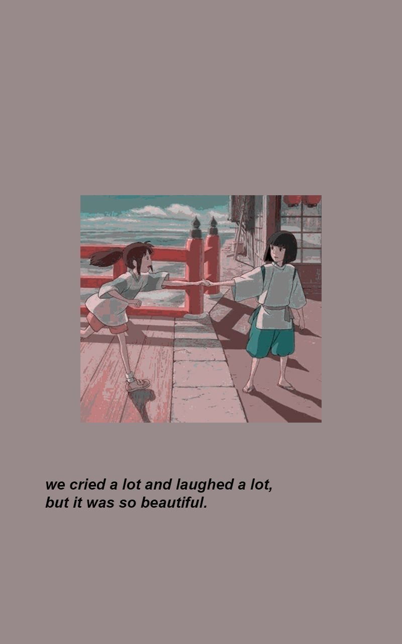 800x1280 fave quote to my fave anime- wallpaper anime wallpaperanime chihiro spirited away The Effective. Anime scenery, Anime scenery wallpaper, Studio ghibli background, Phone