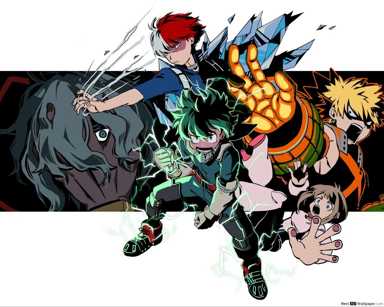 1280x1030 My Hero Academia Midoriya, Shoto Todoroki, Katsuki, Desktop