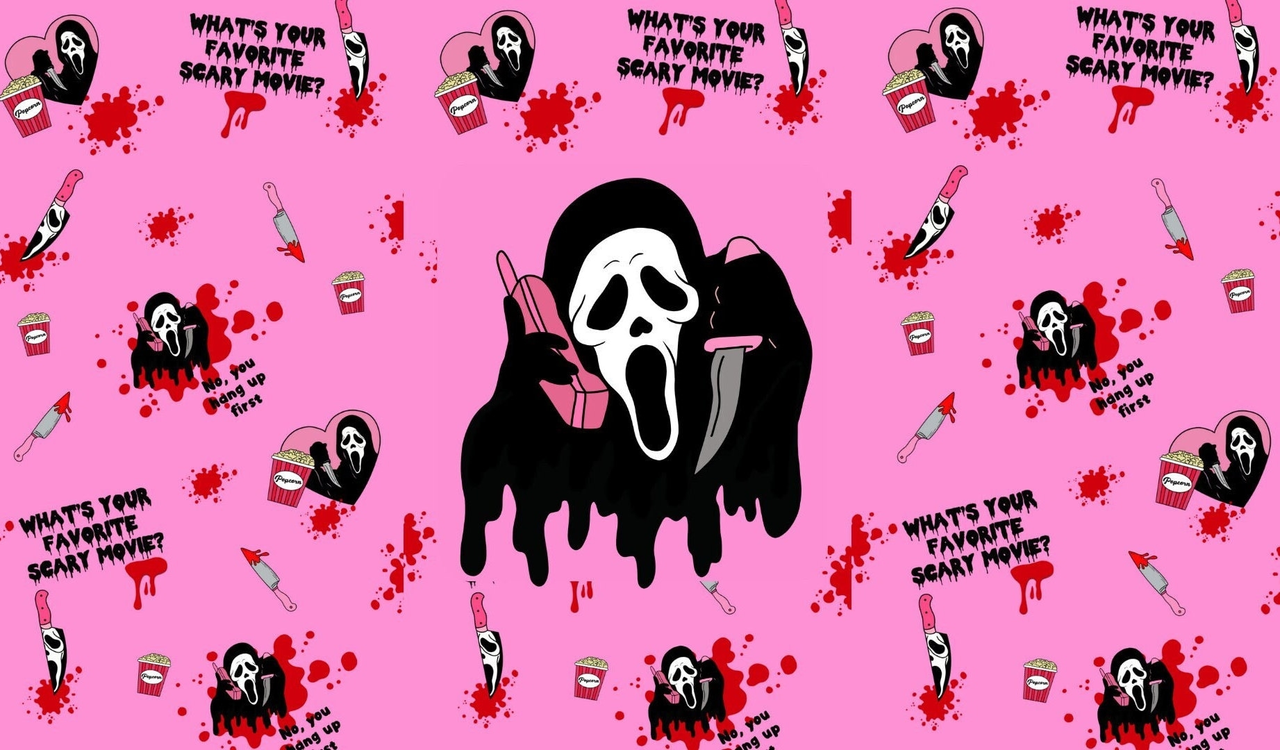 1850x1080 Ghostface Desktop Wallpaper, Desktop