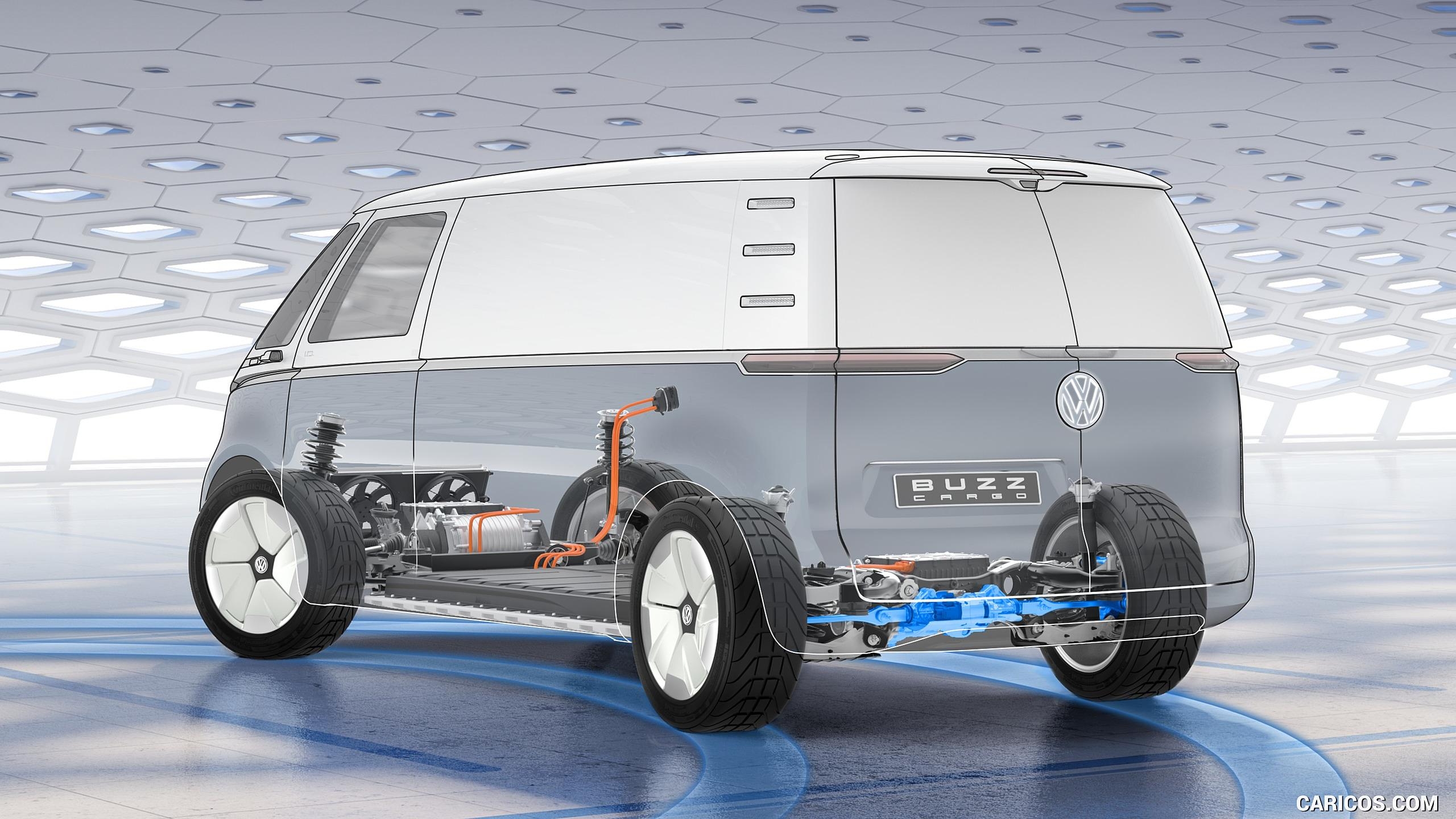 2560x1440 Volkswagen I.D. BUZZ CARGO Concept. HD Wallpaper, Desktop