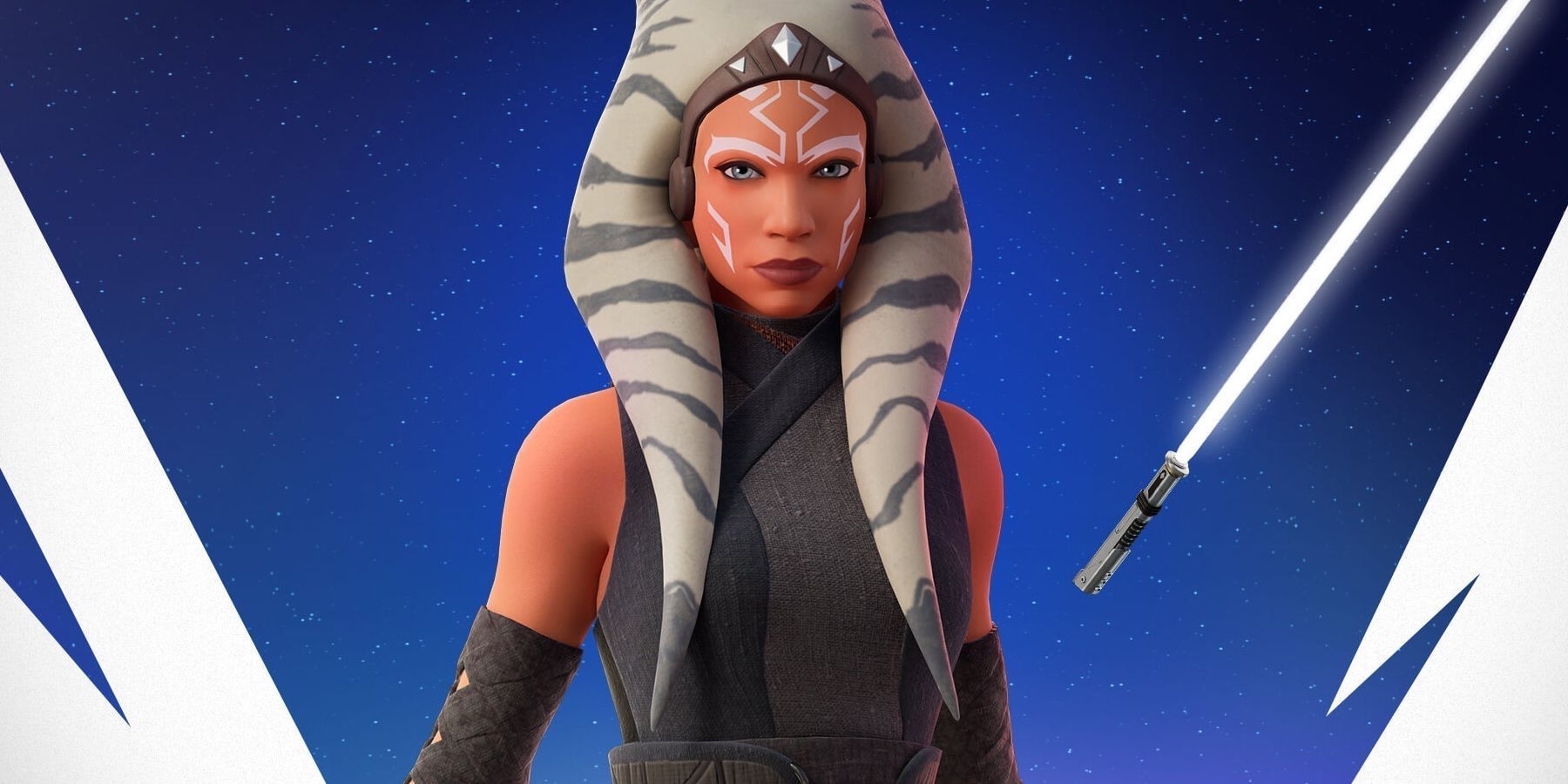 1800x900 Ahsoka Tano Fortnite wallpaper, Dual Screen