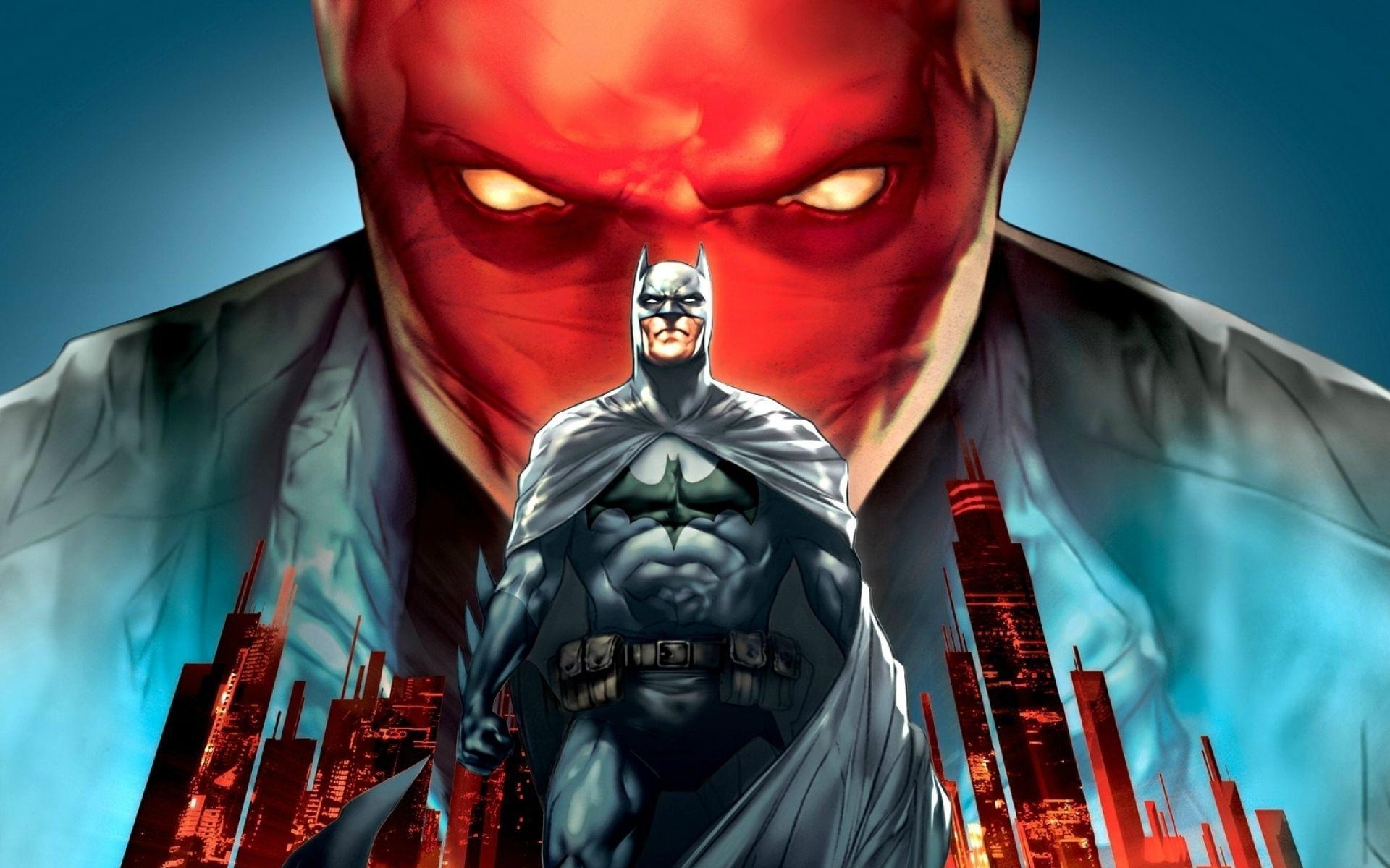 1920x1200 Batman, DC Comics, Superhero, Bruce Wayne, Jason Todd, Red Hood, Desktop