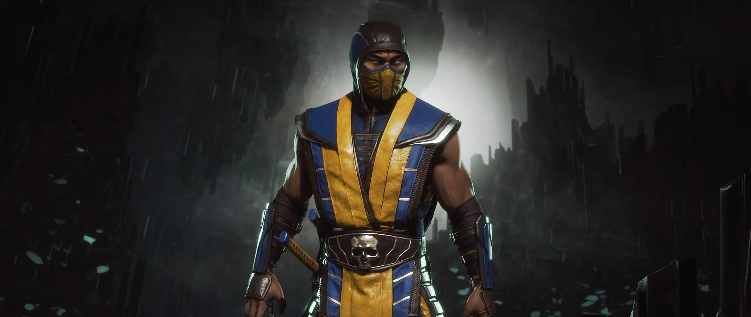 2560x1080 Mortal Kombat 11 Scorpion 4K  Resolution Image, Dual Screen