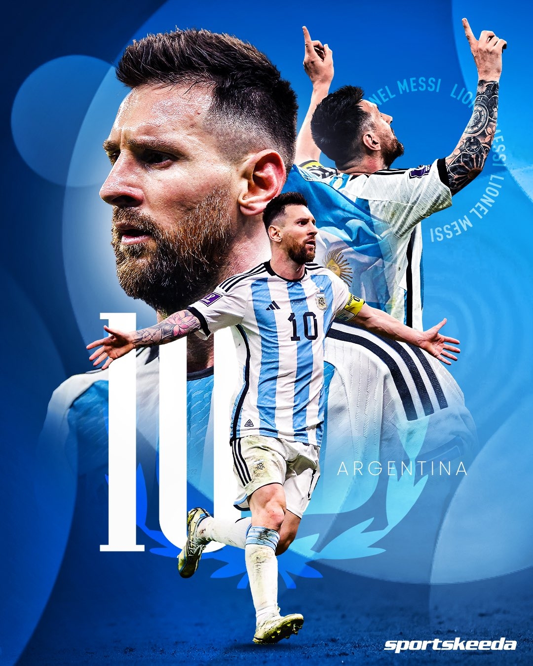 1080x1350 Argentina FIFA World Cup 2022 Champion wallpaper, Phone