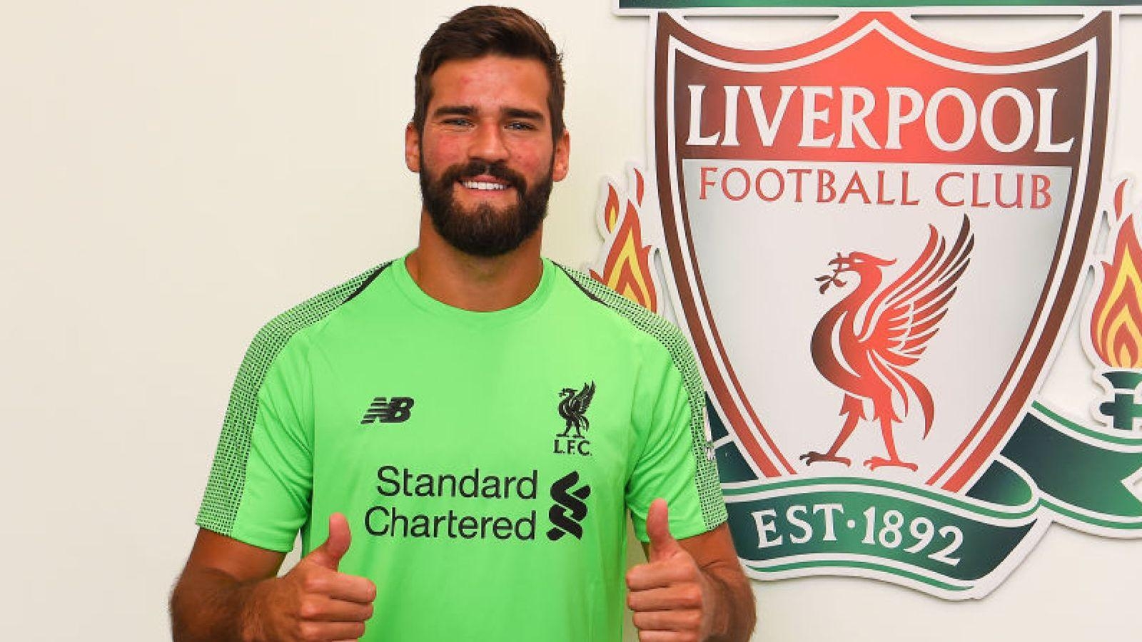 1600x900 Liverpool sign Alisson from Roma in record deal for a goalkeeper, Desktop