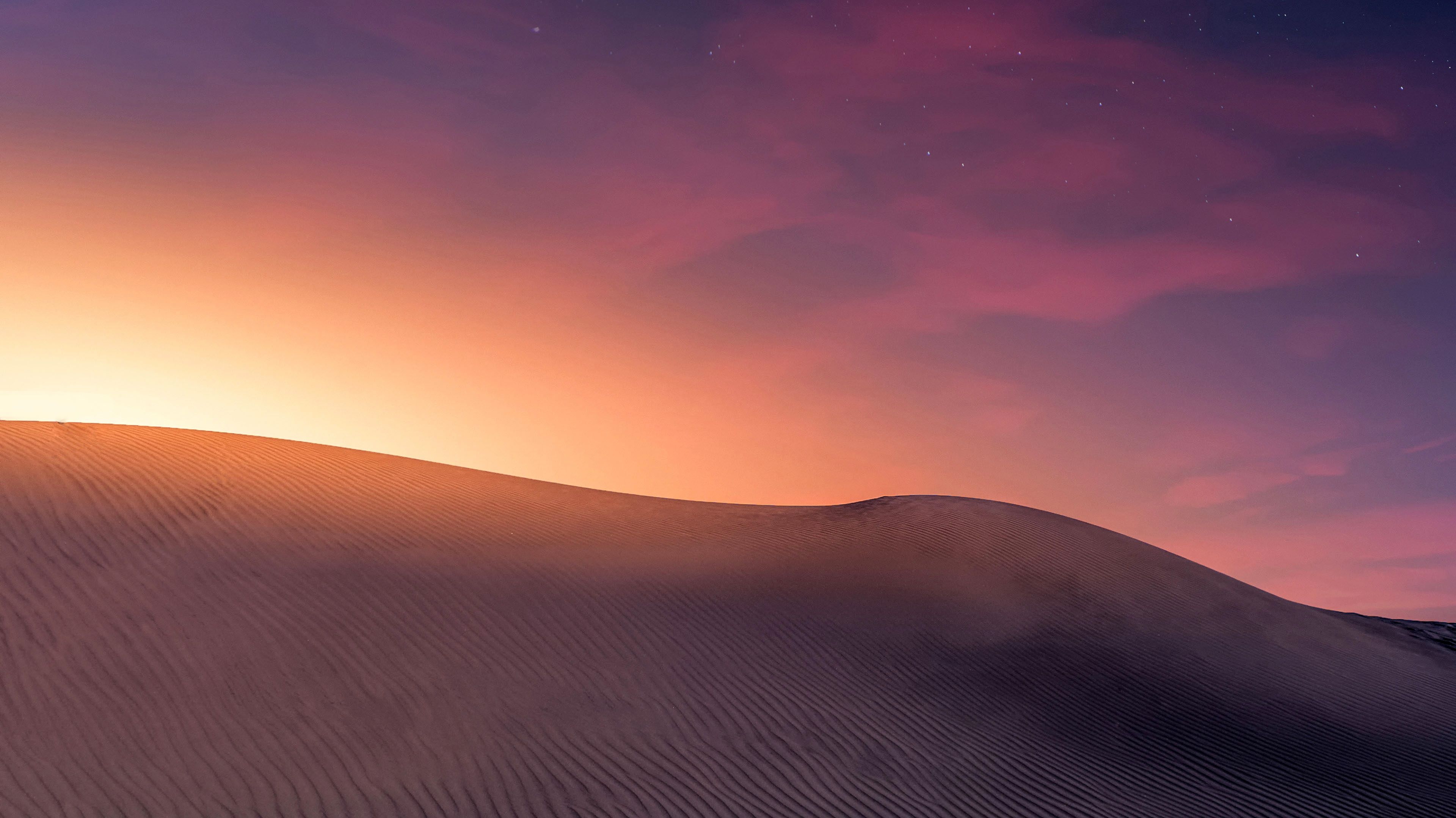 3840x2160 Desert Sunset 4K Wallpaper, Desktop