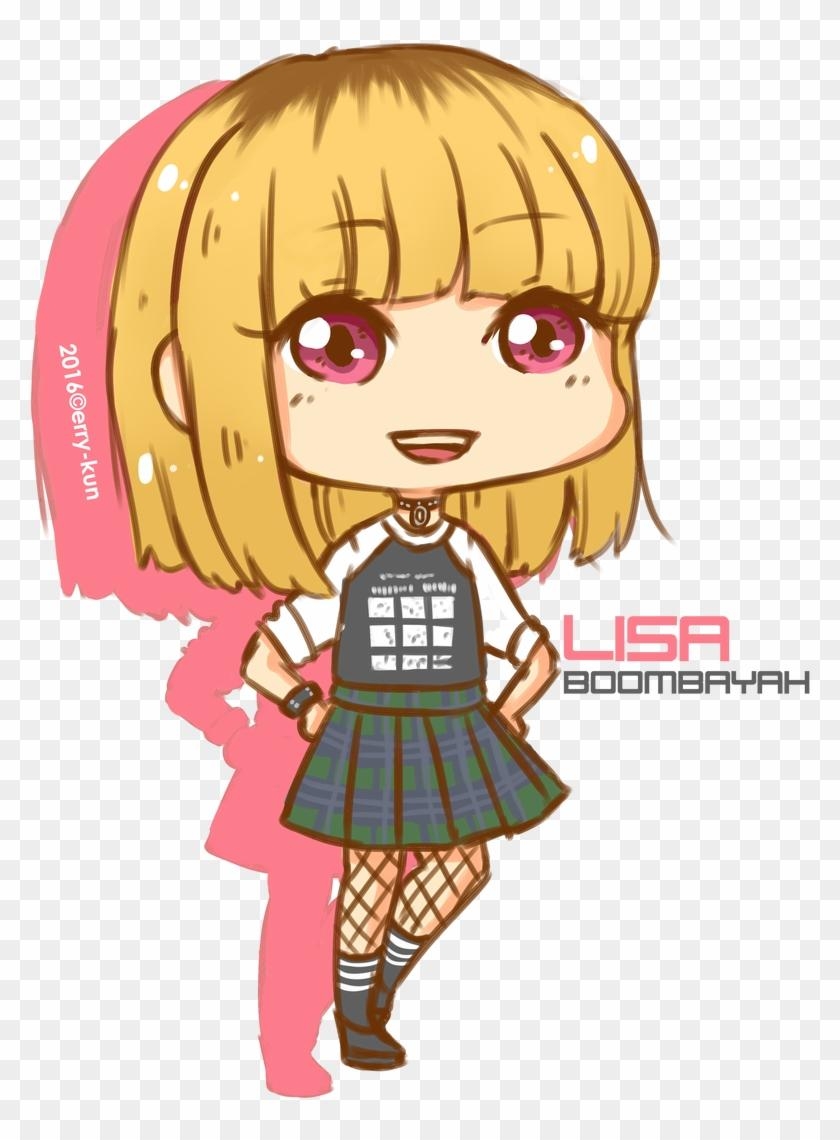 840x1140 By Erry Kun Black Pink Chibi, HD Png Download, Phone