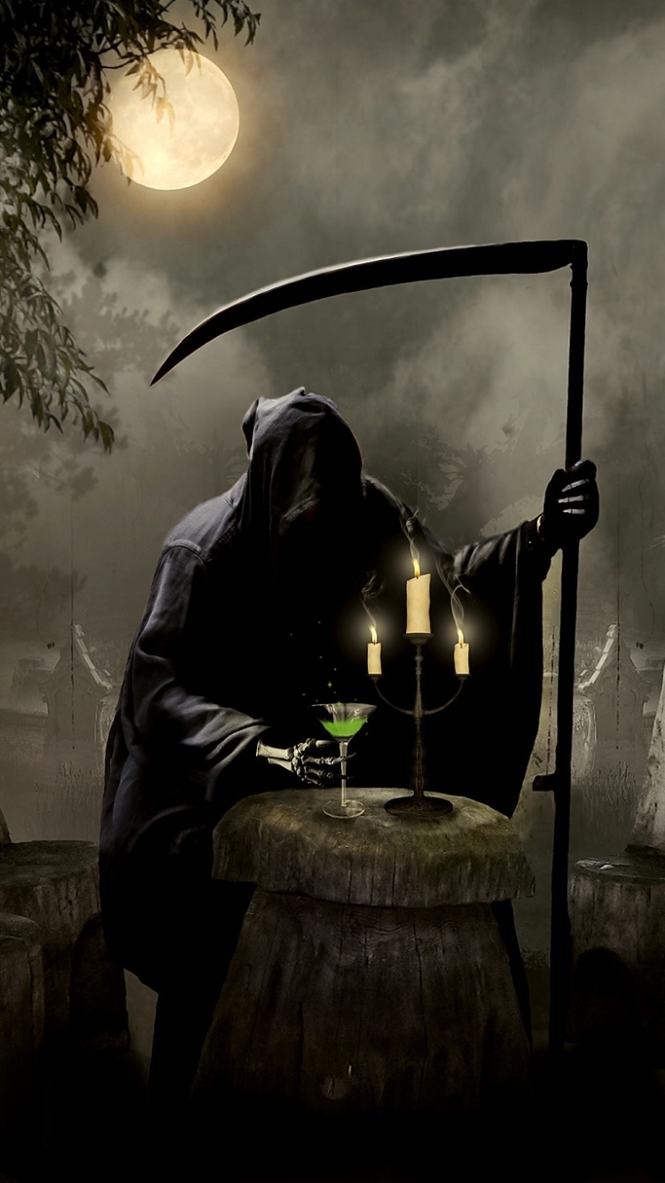 750x1340 wallpaper: Dark, Grim Reaper, 1377926, Phone