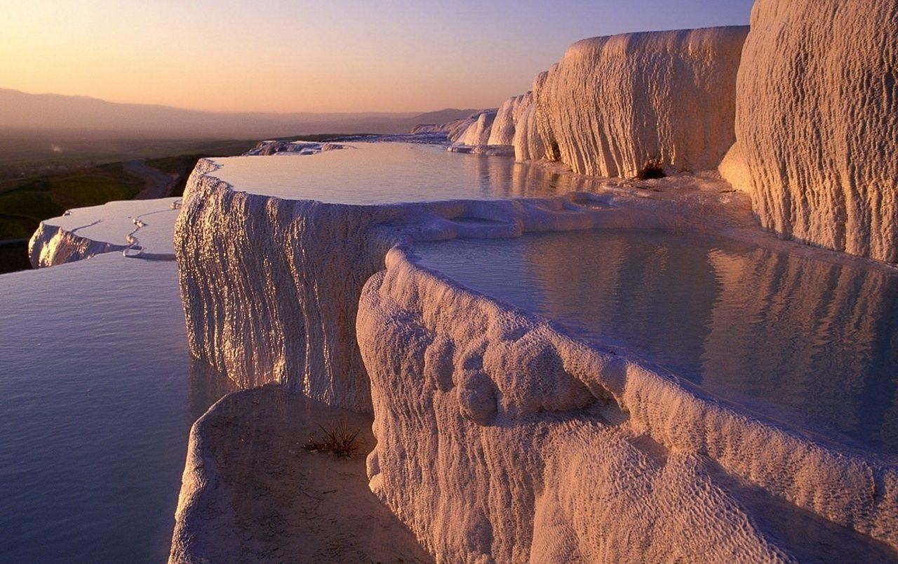 1280x810 Pamukkale Water Terrace Turkey wallpaper. Pamukkale Water Terrace, Desktop